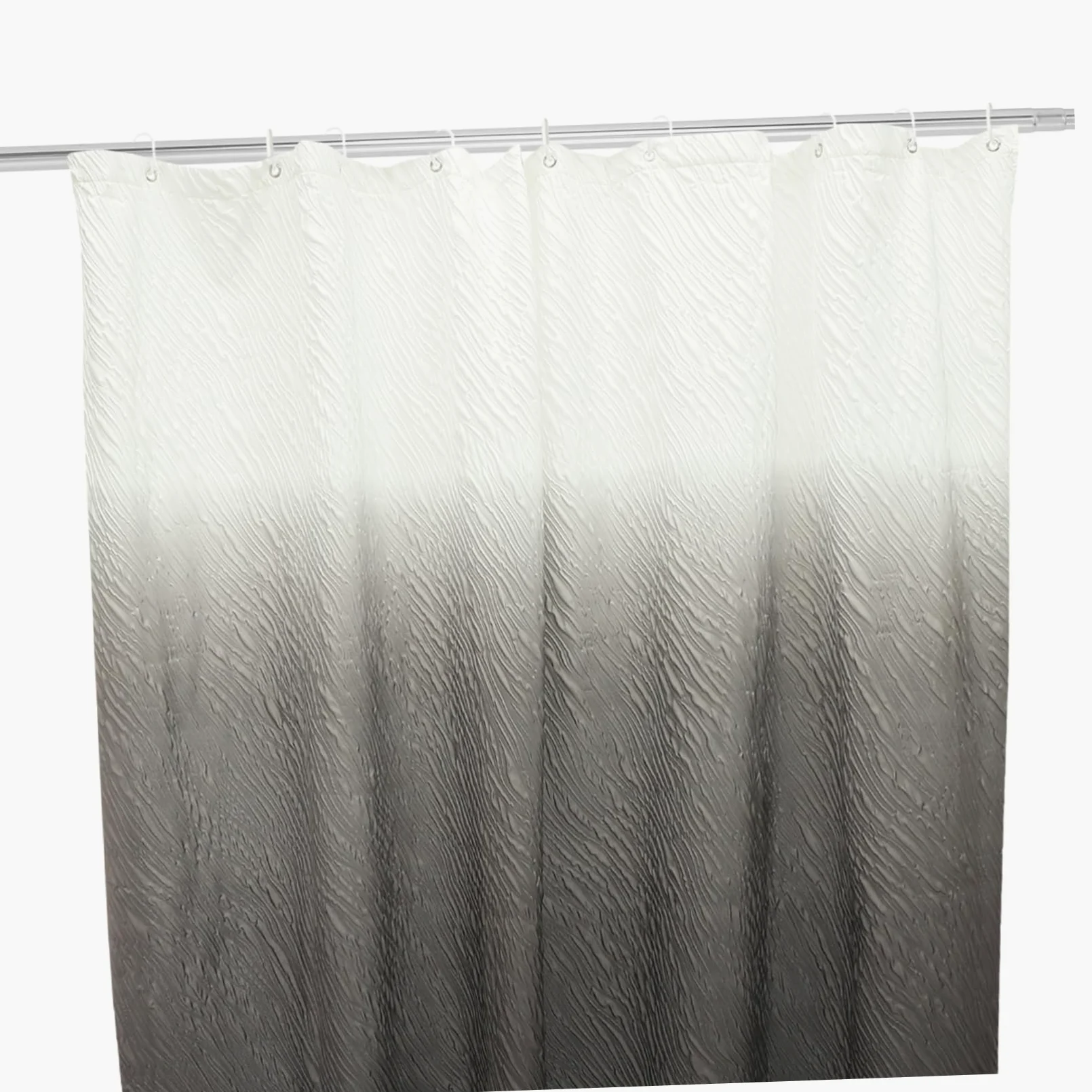 Tringle à Rideau de Bain Télescopique Réglable en Acier Inoxydable | Perçage, Longueur 155 à 260cm, Argenté, pour Bain et Rangement Domestique