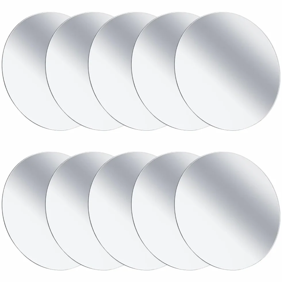 Miroirs Ronds en Acrylique 6 Pouces CRASPIRE Autocollants Auto-Adhésifs pour Artisanat Mariage