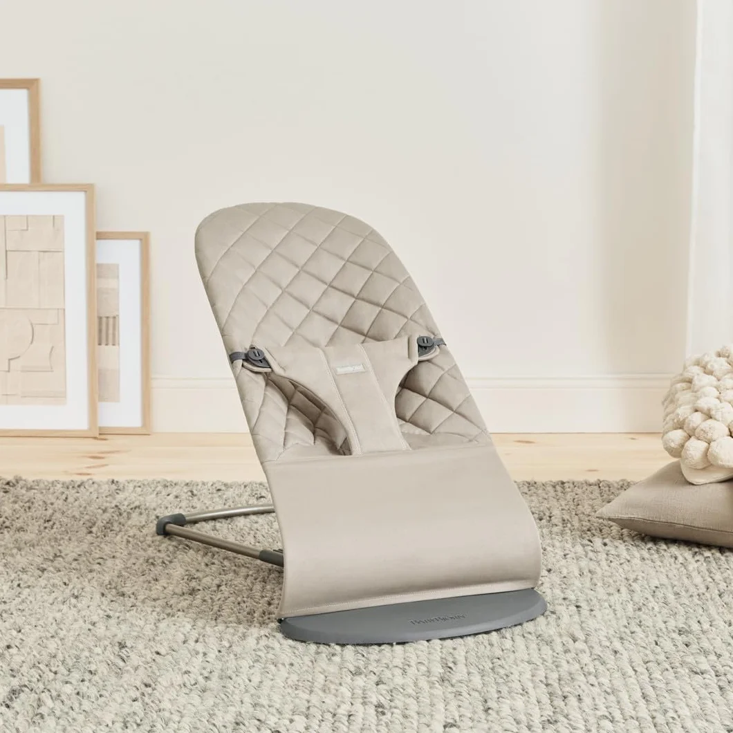 BabyBjörn Transat Bliss Tissé Matelassage classique Gris sable