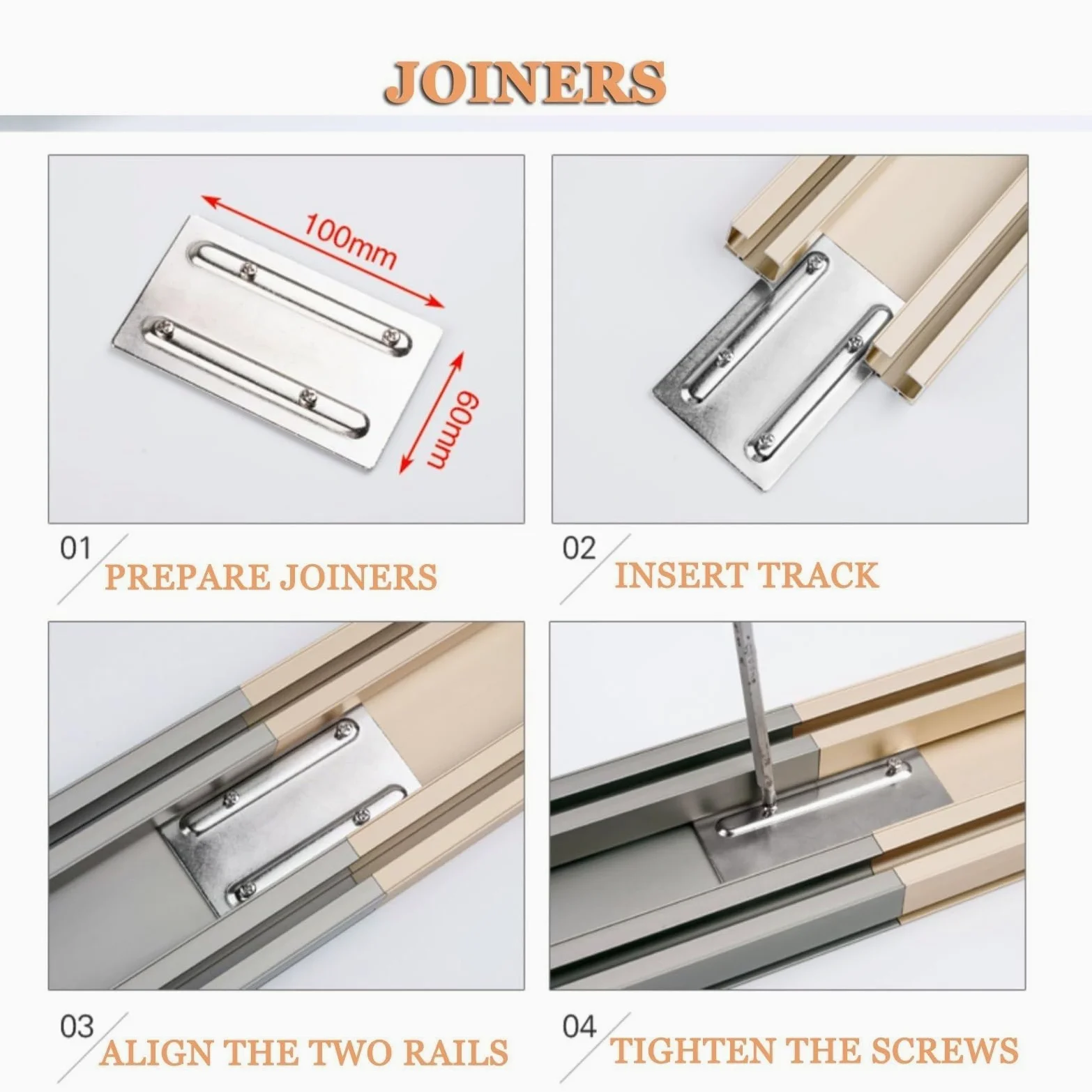 Tringle à rideaux double robuste de luxe idéale pour les cloisons de séparation de pièce – Double rail de haute qualité