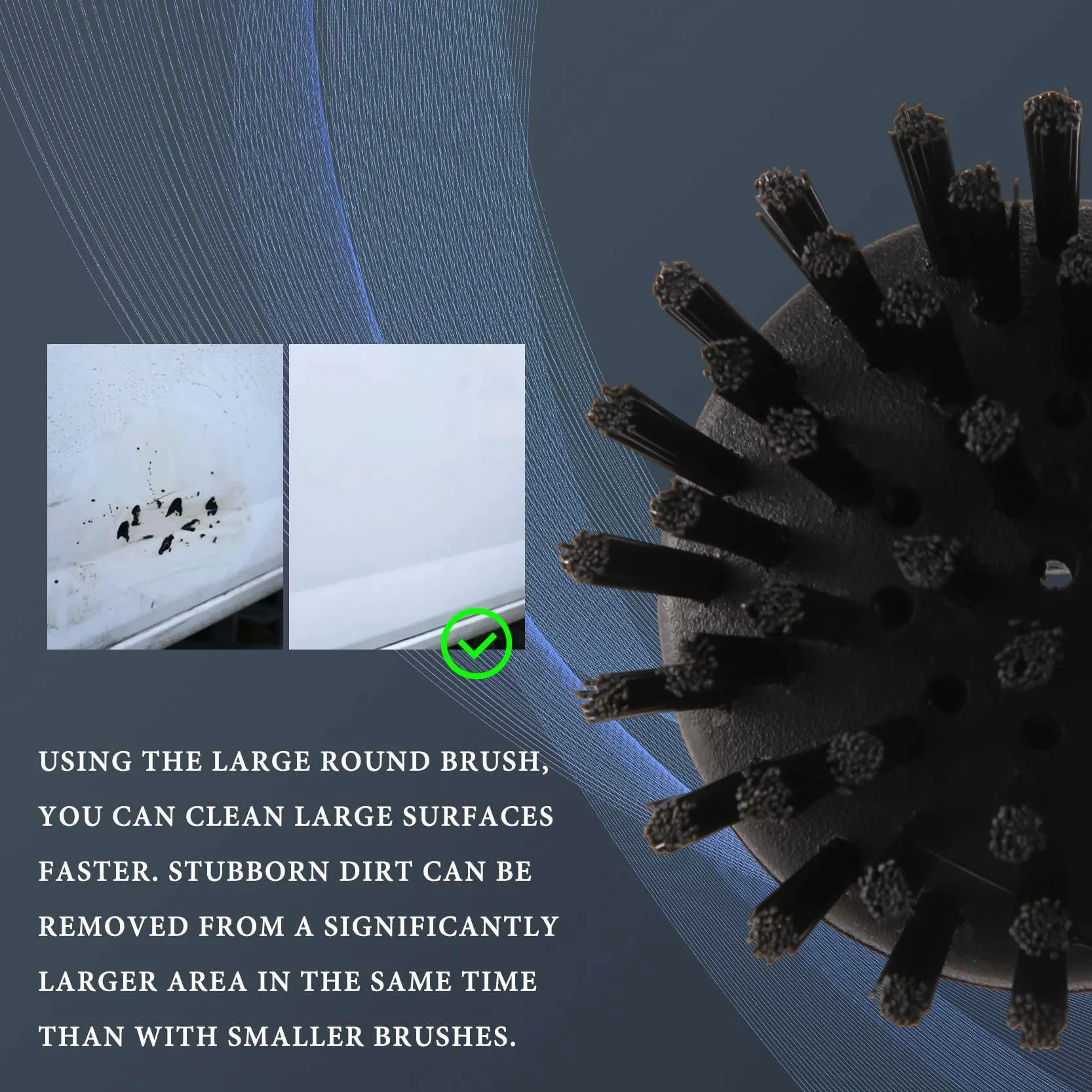 SC1 SC2 SC3 SC4 Grande Brosse Ronde de Nettoyage pour Nettoyeur à Vapeur
