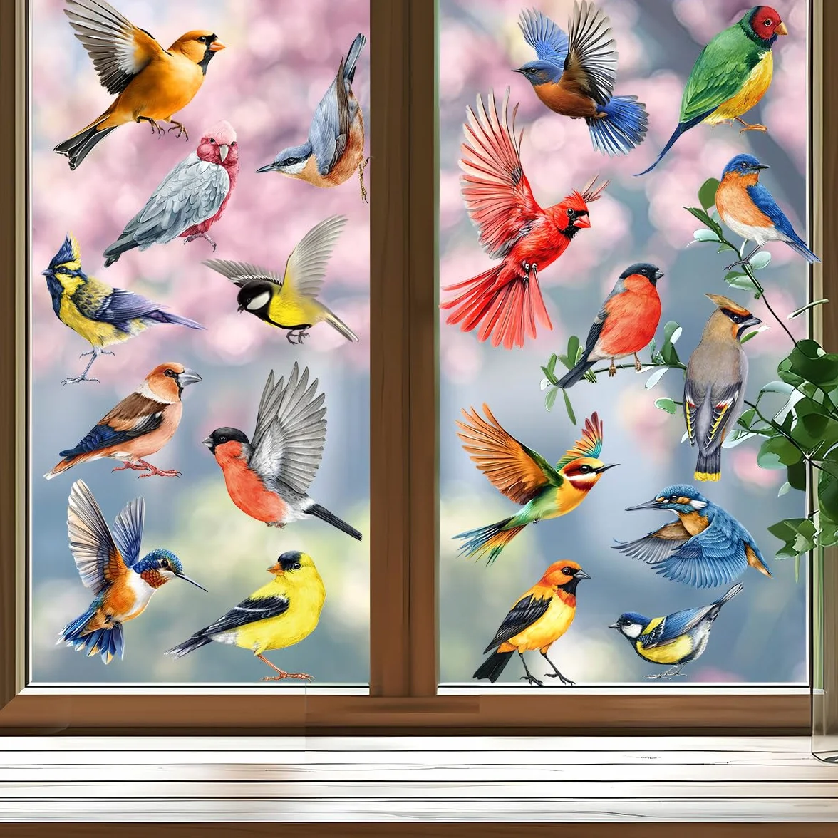 Autocollants pour fenêtres Protection des oiseaux Stickers anti-collision