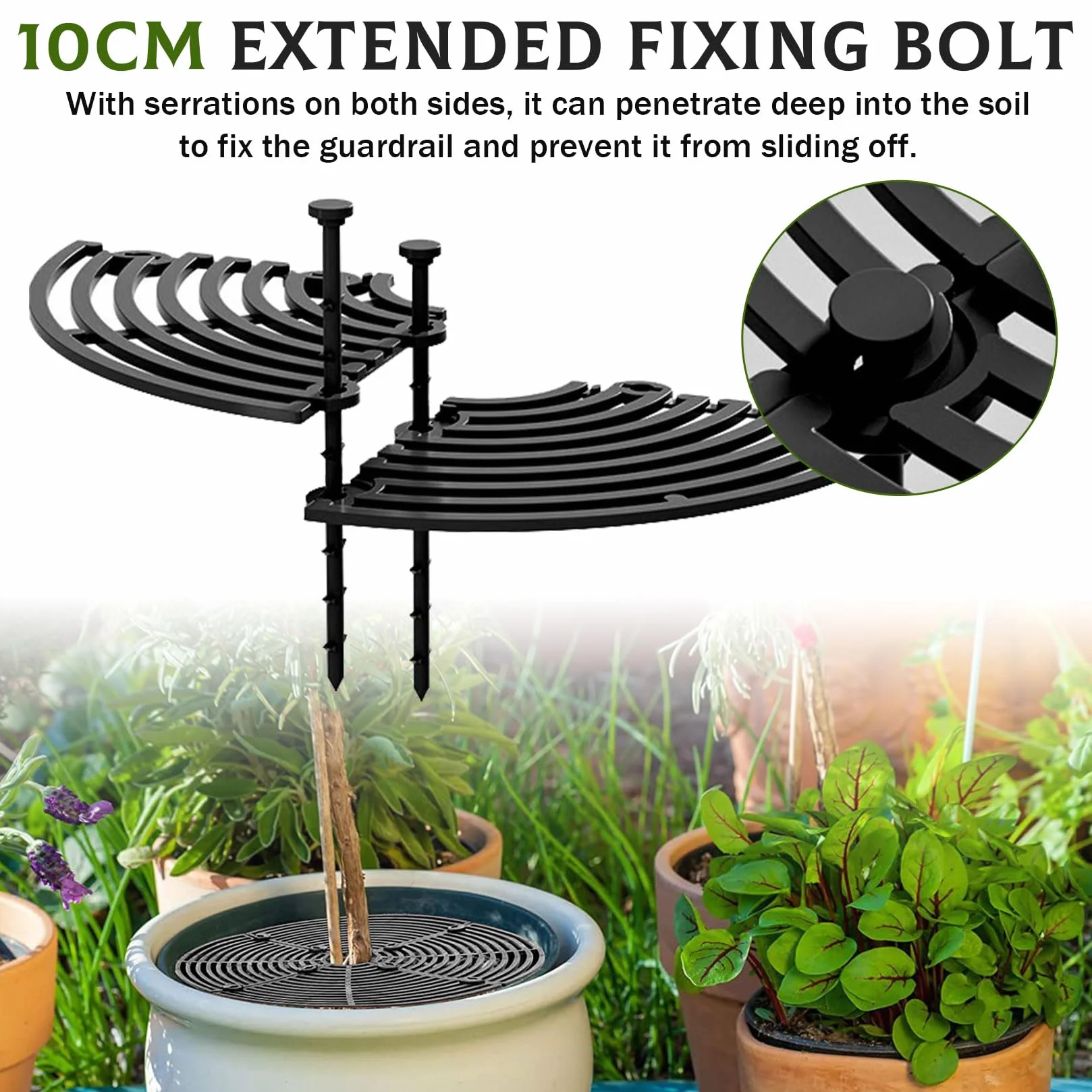 Lot de 4 grilles de protection pour pots de fleurs 30 cm découpable protection des plantes chat