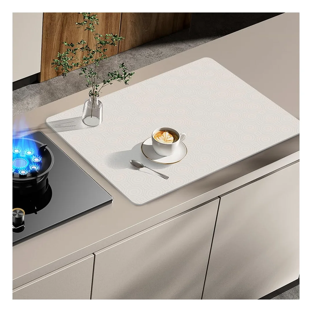 Tapis de travail en silicone 2 mm 60 x 90 cm | Tapis de cuisine résistant à la chaleur de qualité alimentaire, imperméable, grand plan de travail, tapis antidérapant pour