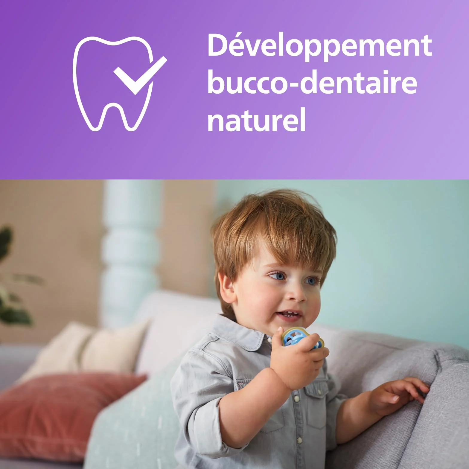 Philips Avent Ultra Air sucettes légères et aérées pour bébés 18 mois+, 0% BPA, étui stérilisateur, pack de 2