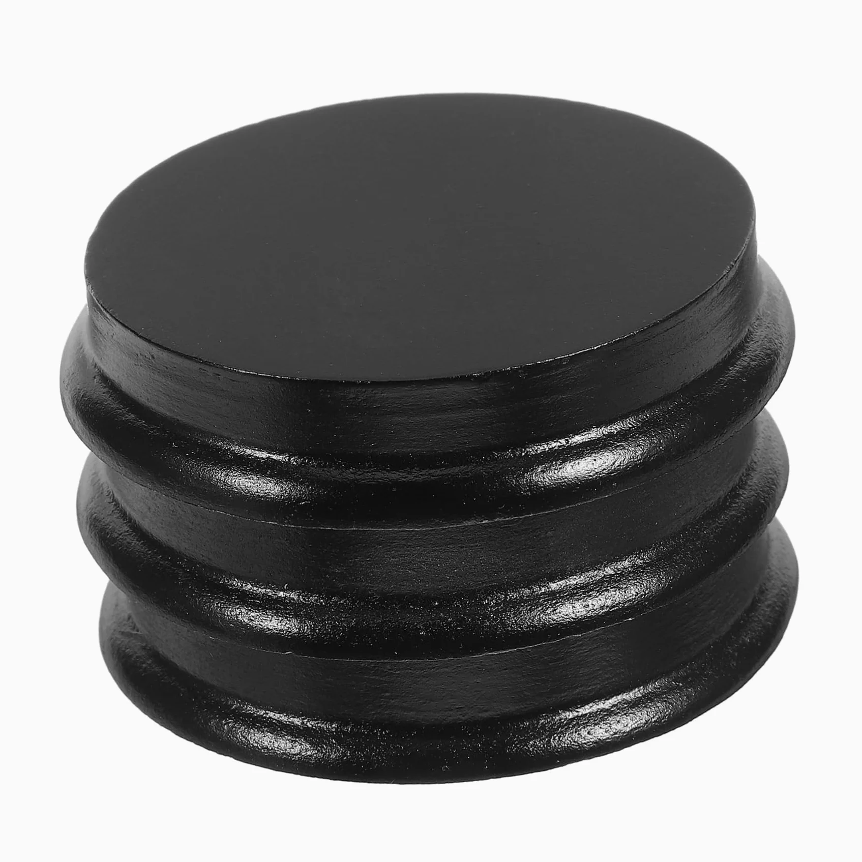 PRETYZOOM 12 Pièces base de - Mini socle pour figurine Base pour figurine petit socle miniature mini bases rondes mini base ronde pour bases de mini-poupées simples Bois