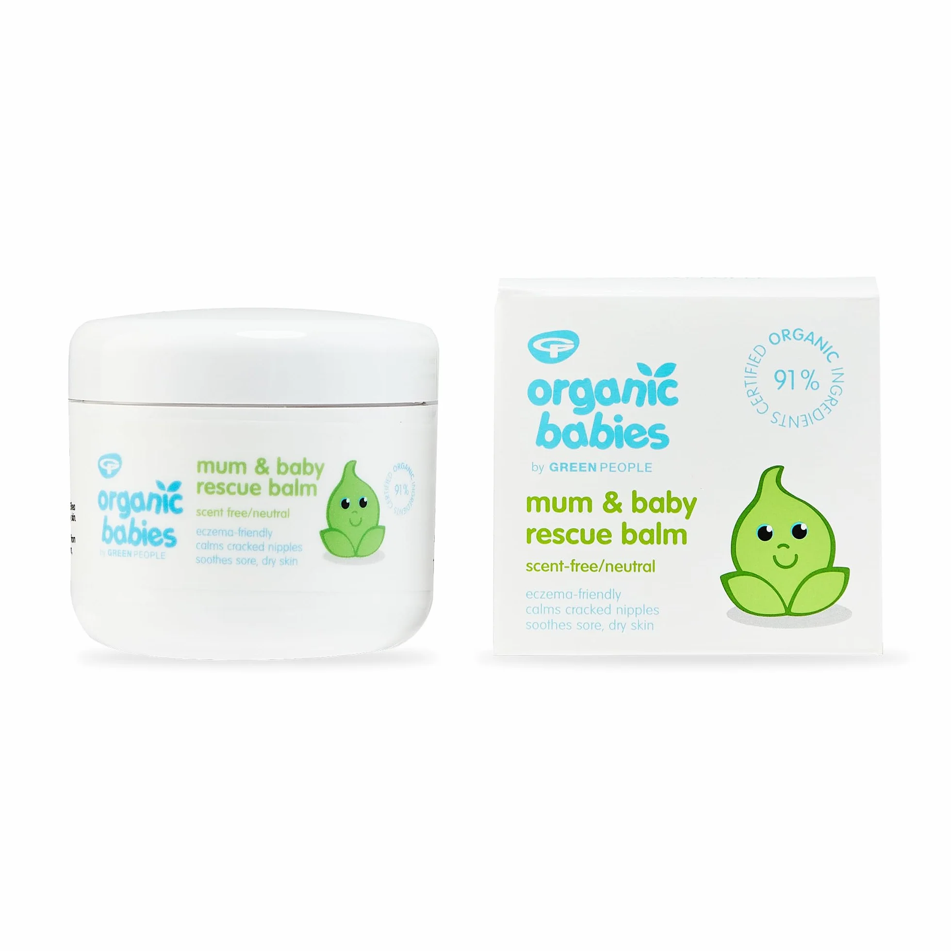 Green People Baume maman et bébé biologique sans parfum 100 ml