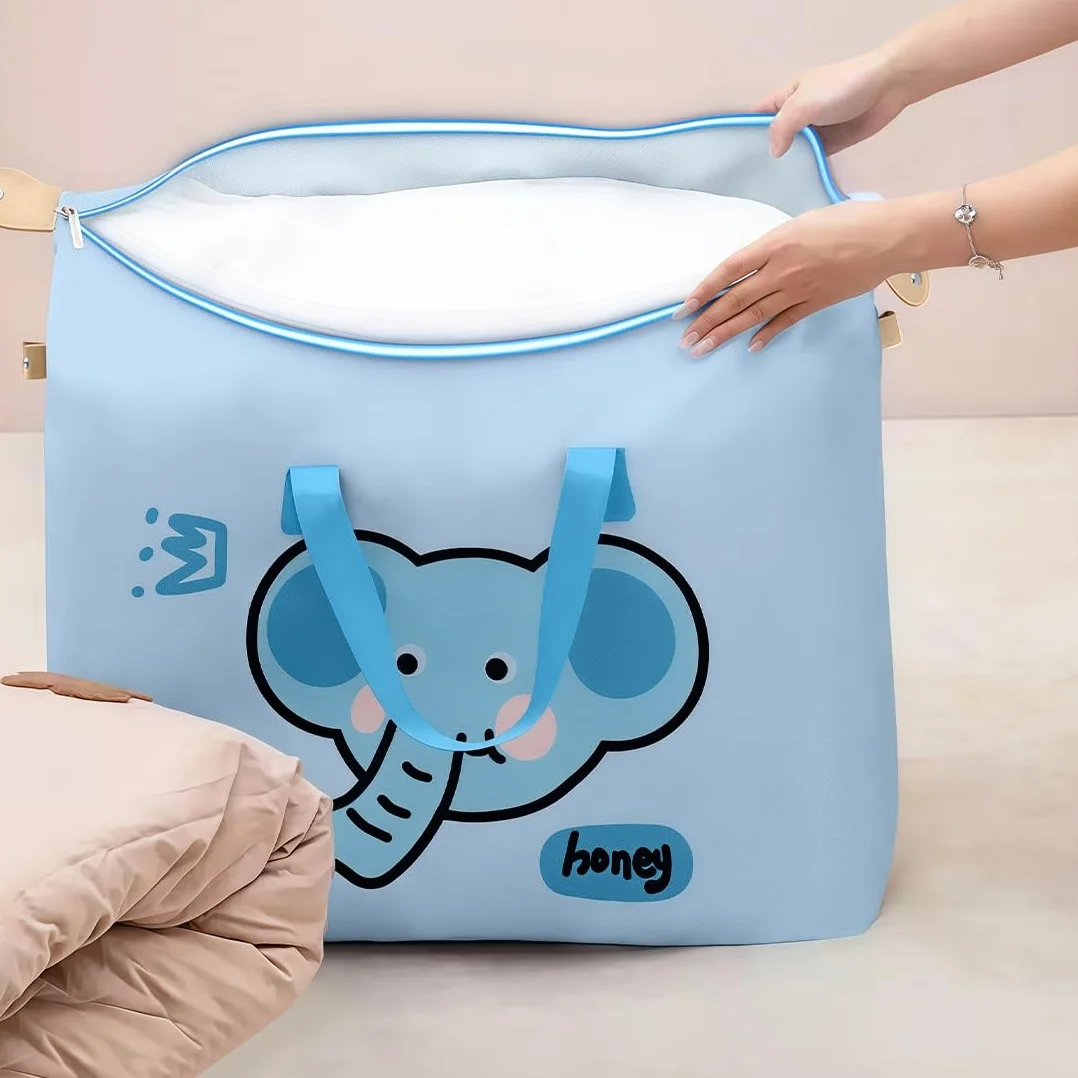 Trousse de Soin Bébé Géante Elephant Cartoon, Sans Odeur, Douce, Grande Capacité pour Vêtements et Couvertures