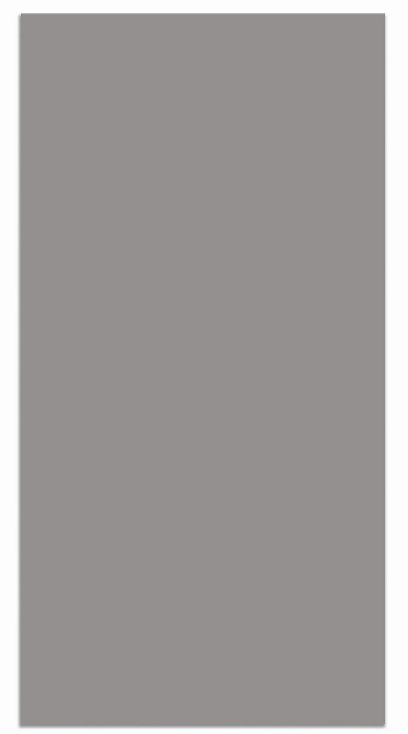 Panorama Tapis Vinyle du Sol Cuisine Salle de Bain - Différentes Tailles - (Gris Lisse 80x150 cm)