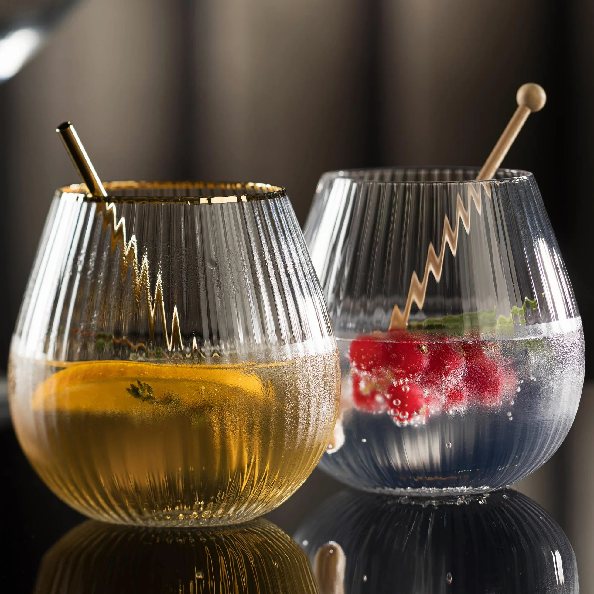 Utopia Hayworth Lot de 6 verres à gin sans pied 650 ml