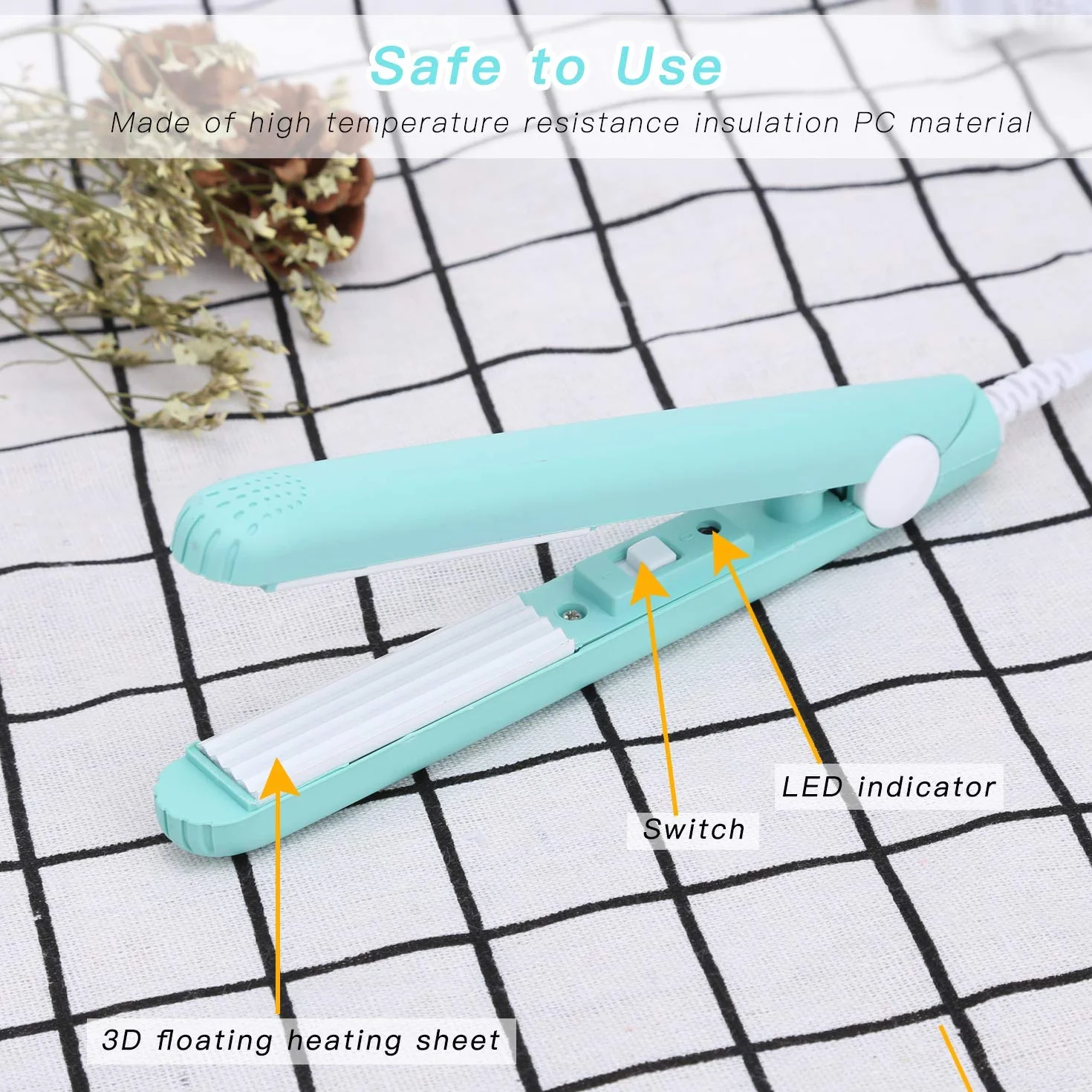 Mini machine de scellement portable pour sacs de nourriture, Smart Control, feuille chauffante, Vert