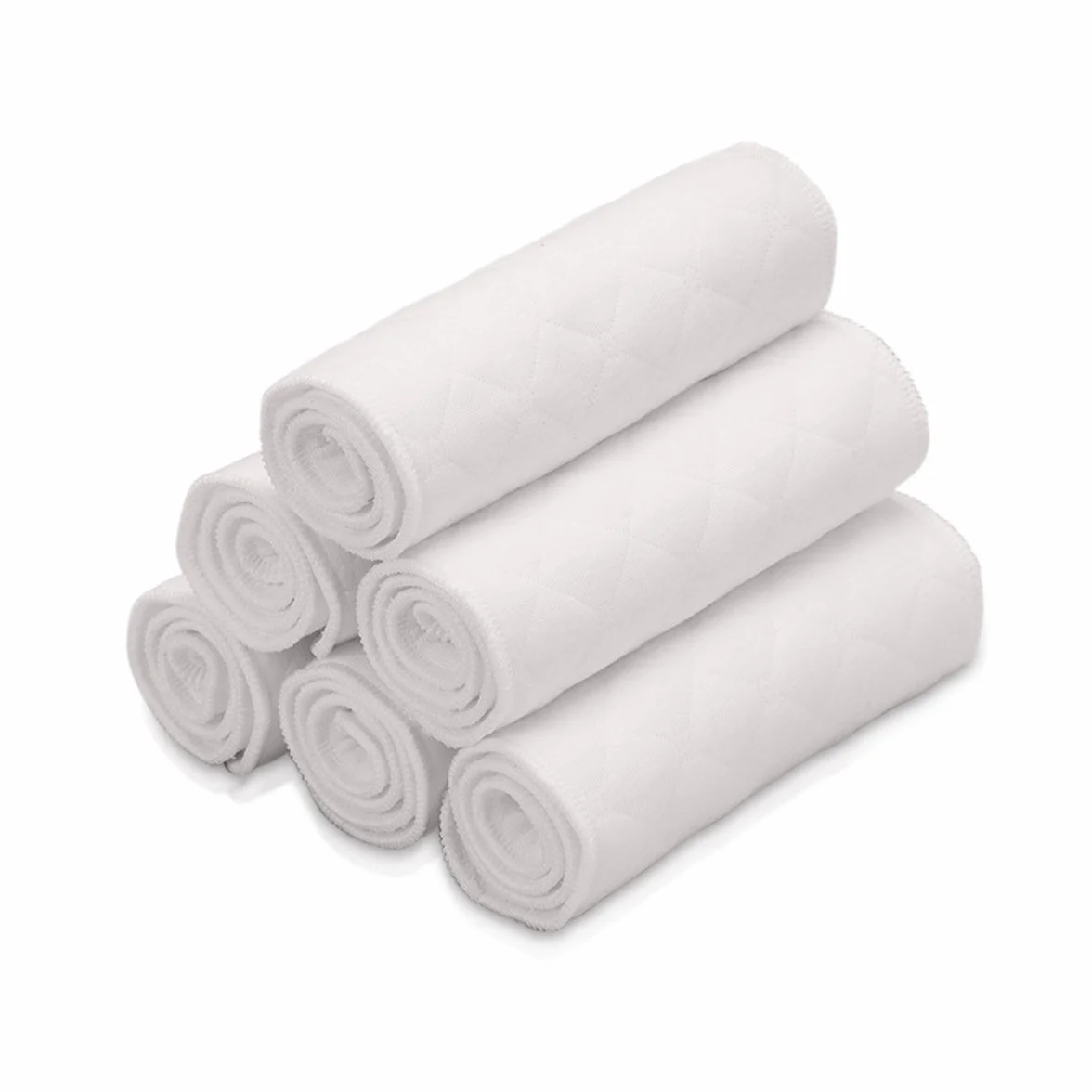 SONARIN Linges de Protection pour Couche Réutilisable Super Absorbant Paquet de 10 (6 couches)