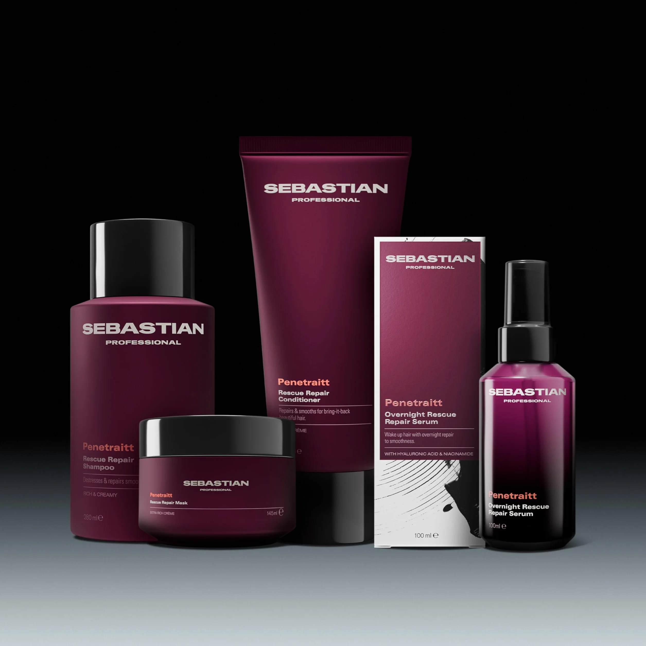 Sebastian Professional Penetraitt Shampoing réparateur professionnel cheveux abîmés colorés