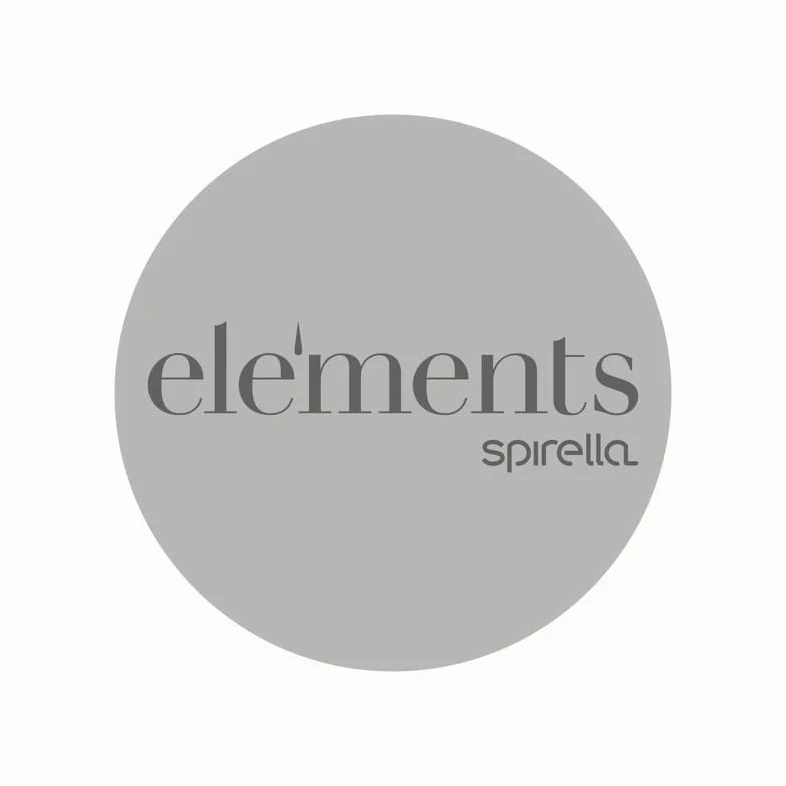 Spirella Elements by Rideau de Douche Polyester Pure 180x200cm Bleu