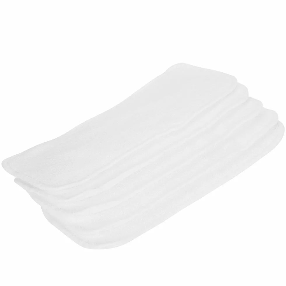 Couche-culotte Insert Doublures de Fibre de Bambou Pour bébé Nappy Réutilisable 5Pcs