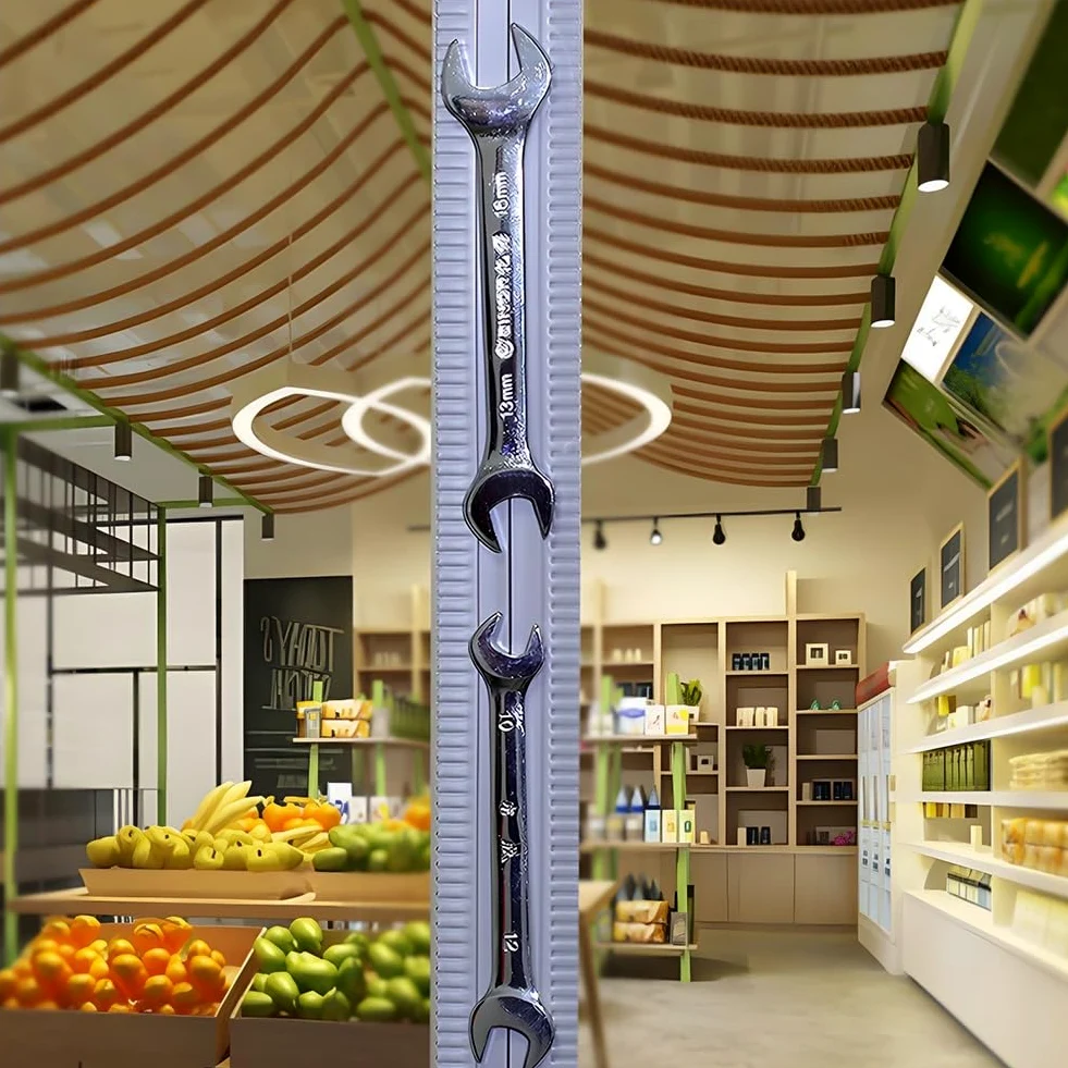 zktoermn Rideaux De Porte Transparents, Rideau De Séparation De Bande De PVC, Porte Blindée Magnétique De 3 Mm D'épaisseur, Convient pour Supermarché, Dépanneur(40x100cm/15.75x39.37in)