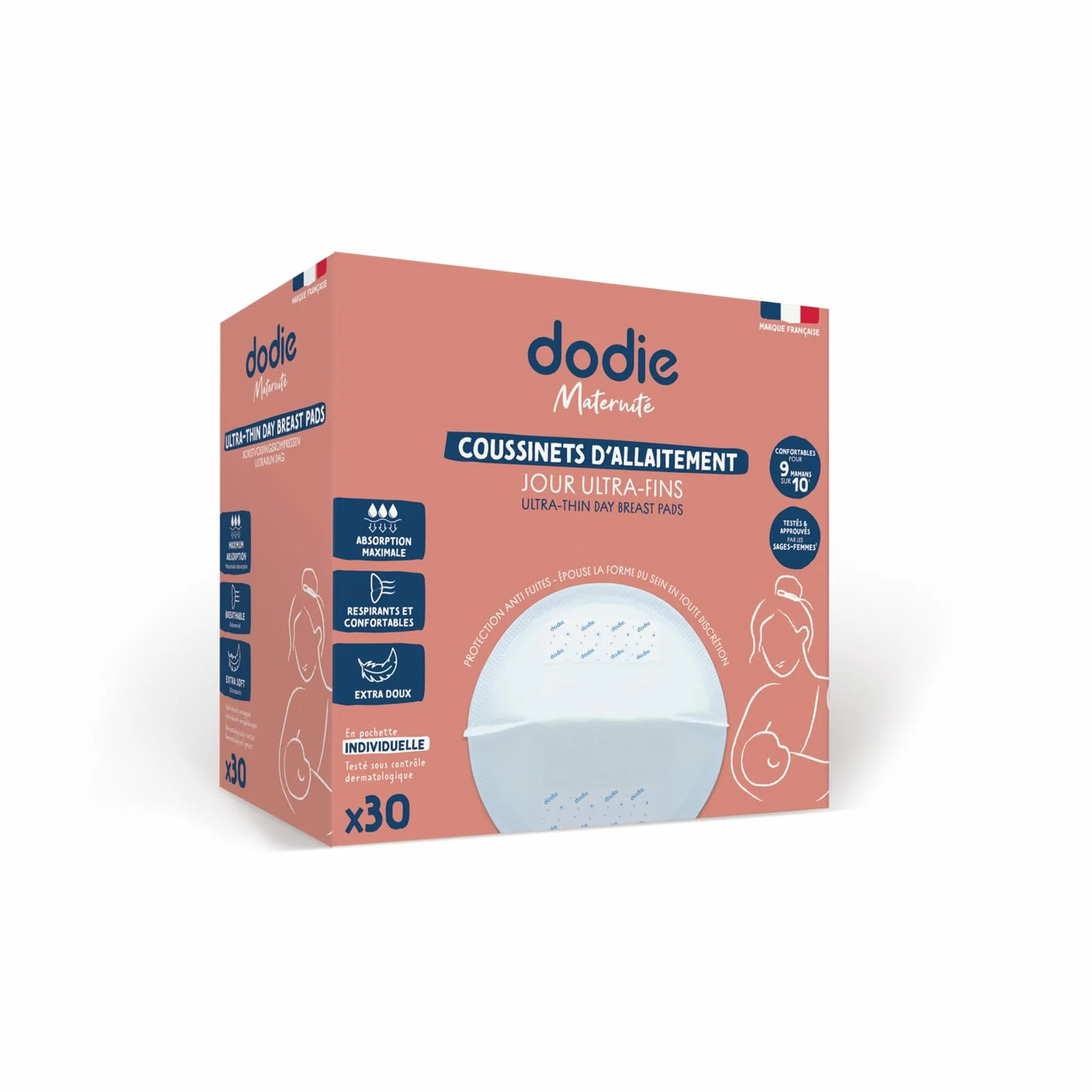 Dodie Coussinets d'allaitement Jour 30