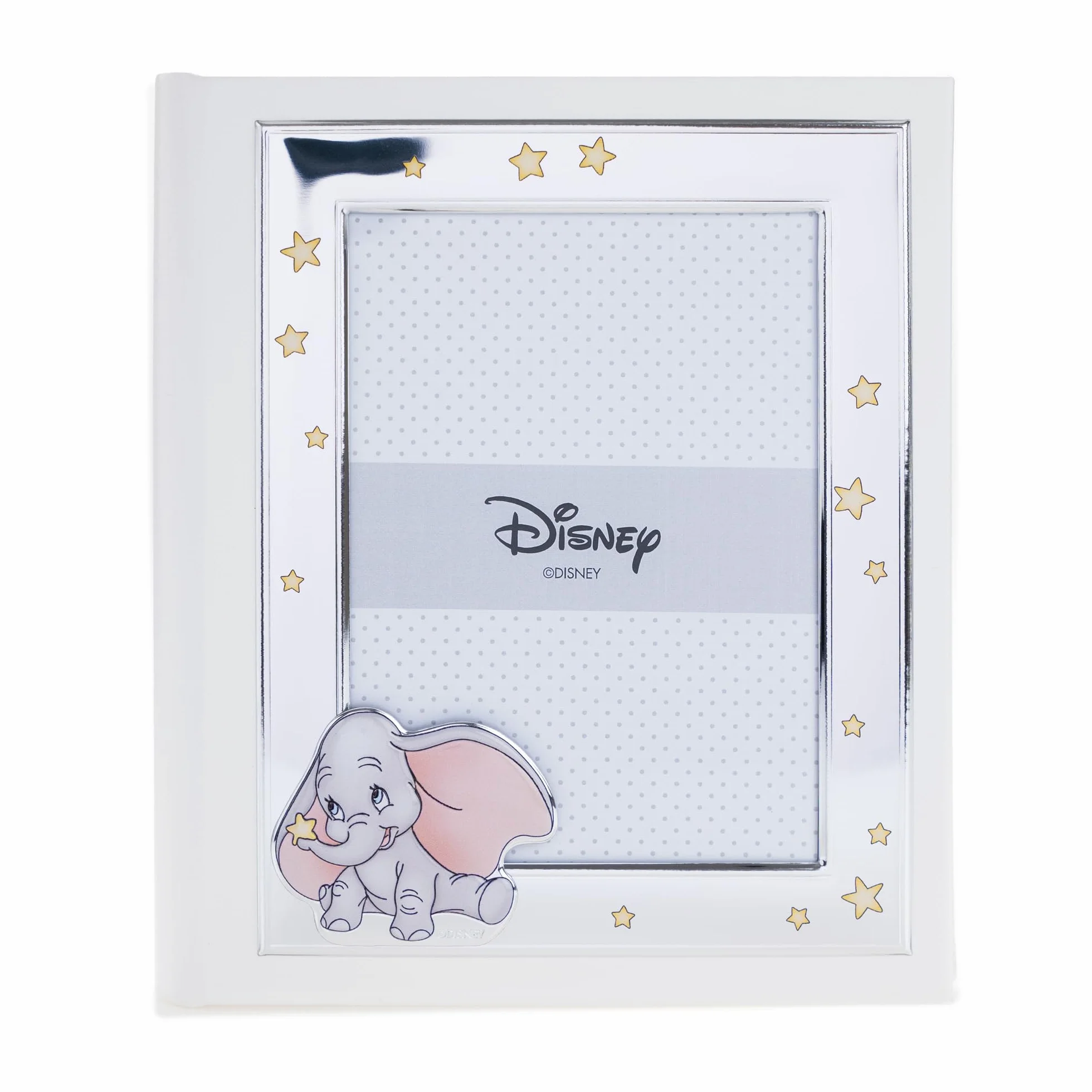 VALENTI & CO. Disney Baby Dumbo Album photo argent cadeau baptême bébé anniversaire