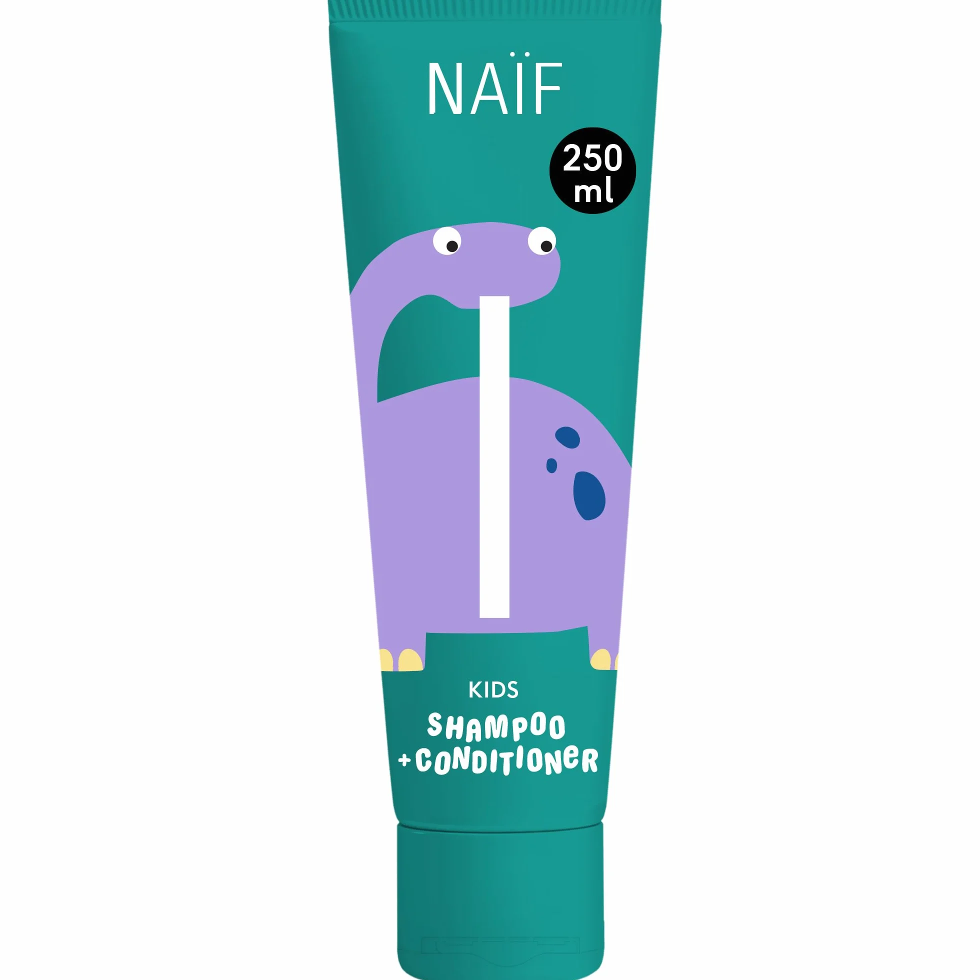 Naïf Shampoing et après-shampoing 2 en 1 pour enfants 250 ml 0% SLES testé dermatologiquement