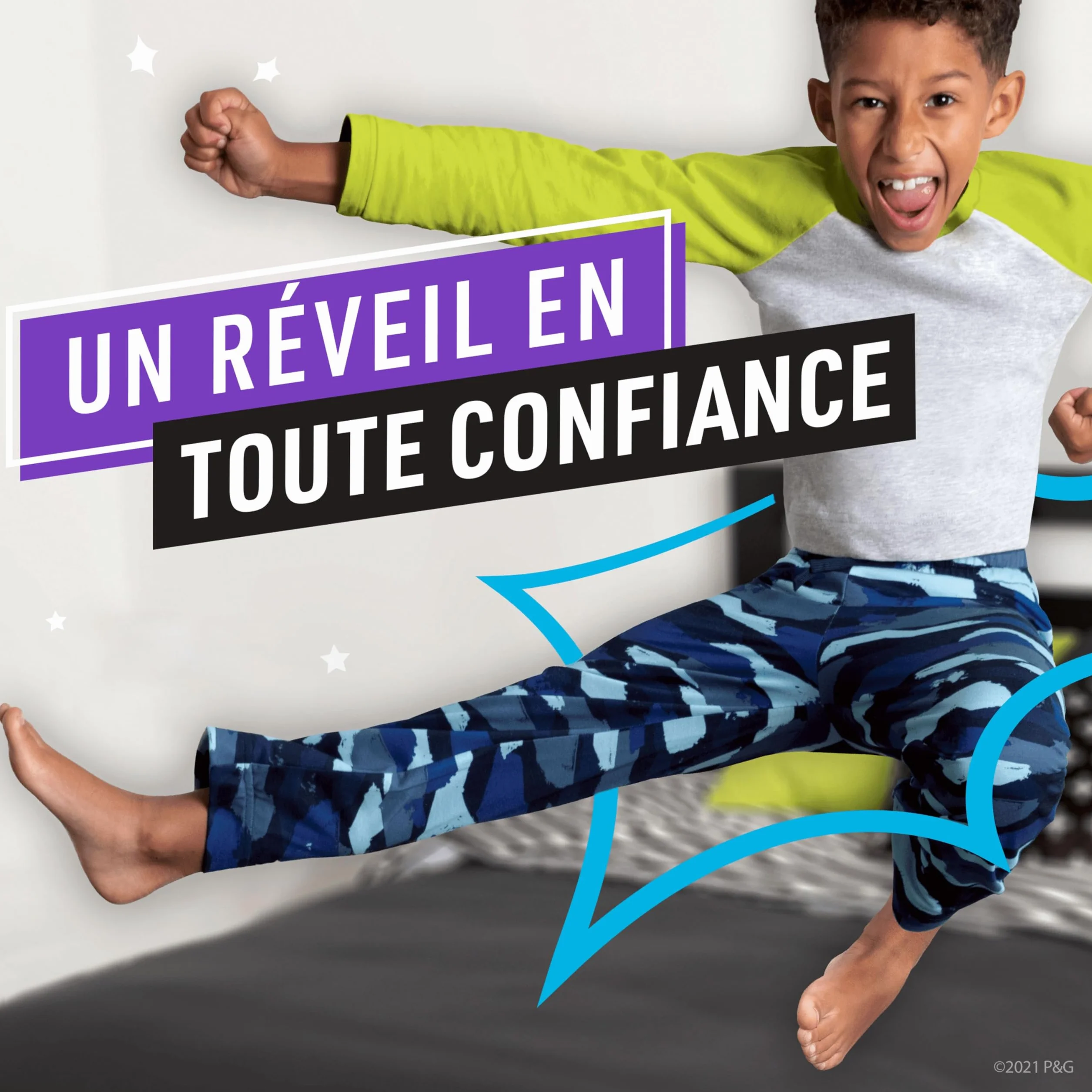 Pampers Ninjamas Pyjama Pants Garçon, 54 Sous-Vêtements de nuit Absorbants, 8-12 Ans, 27-43kg, Protection Maximale Contre Les Fuites