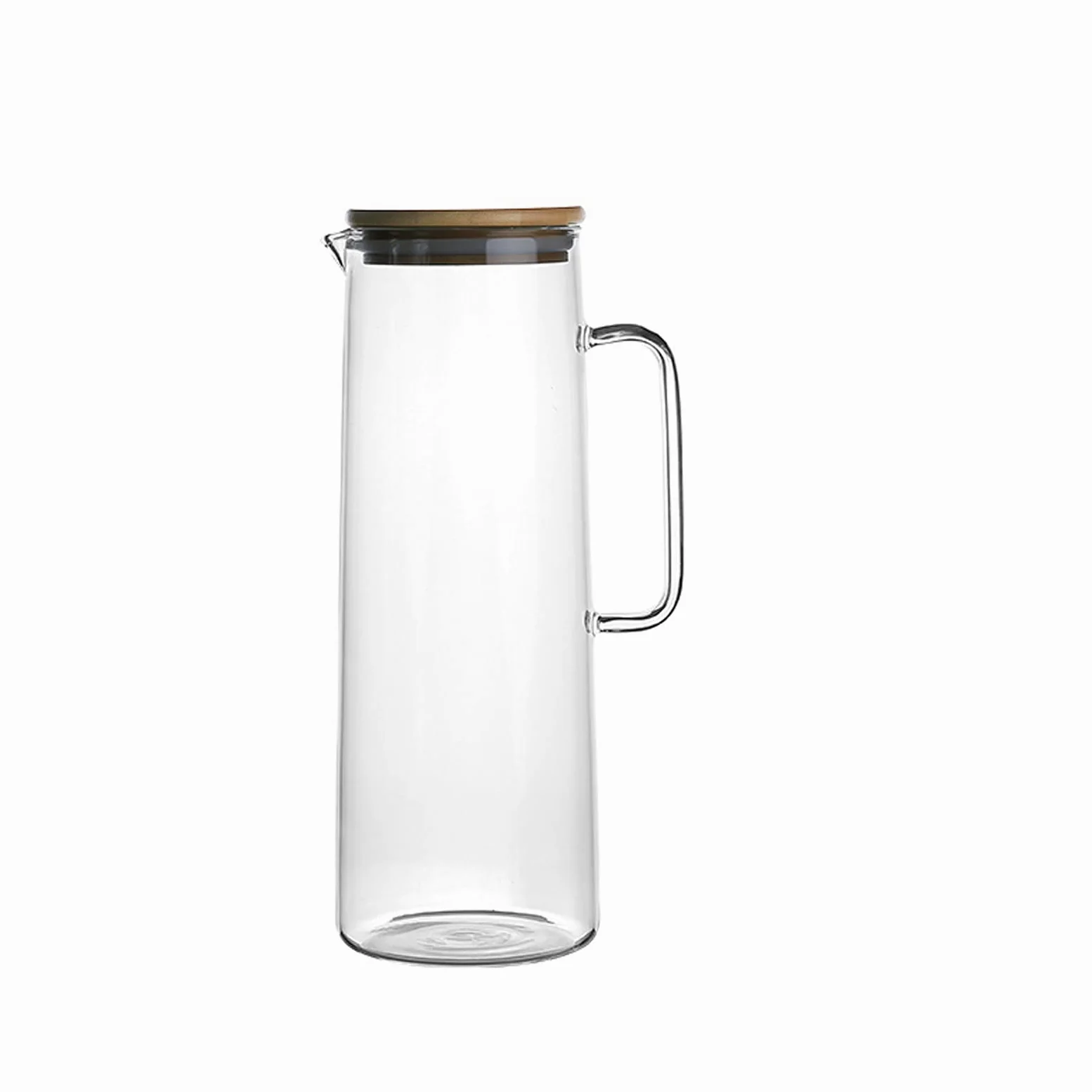 Pichet Pichet en Verre avec Couvercle pichet de thé glacé pichet pichet Chaud Eau Froide Eau thé thé café café Lait et jus de jus de Boisson Carafe Pichets