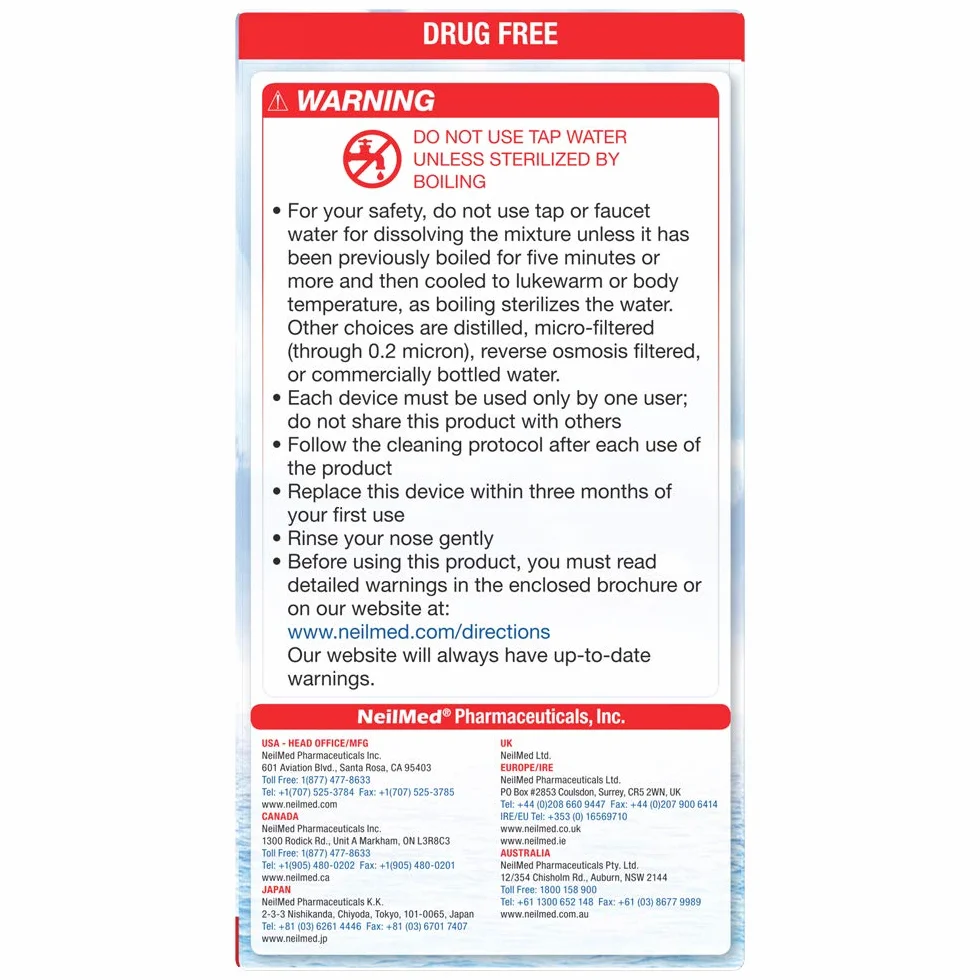 NeilMed Sinugator Nettoyant Nasal 30 Sachets