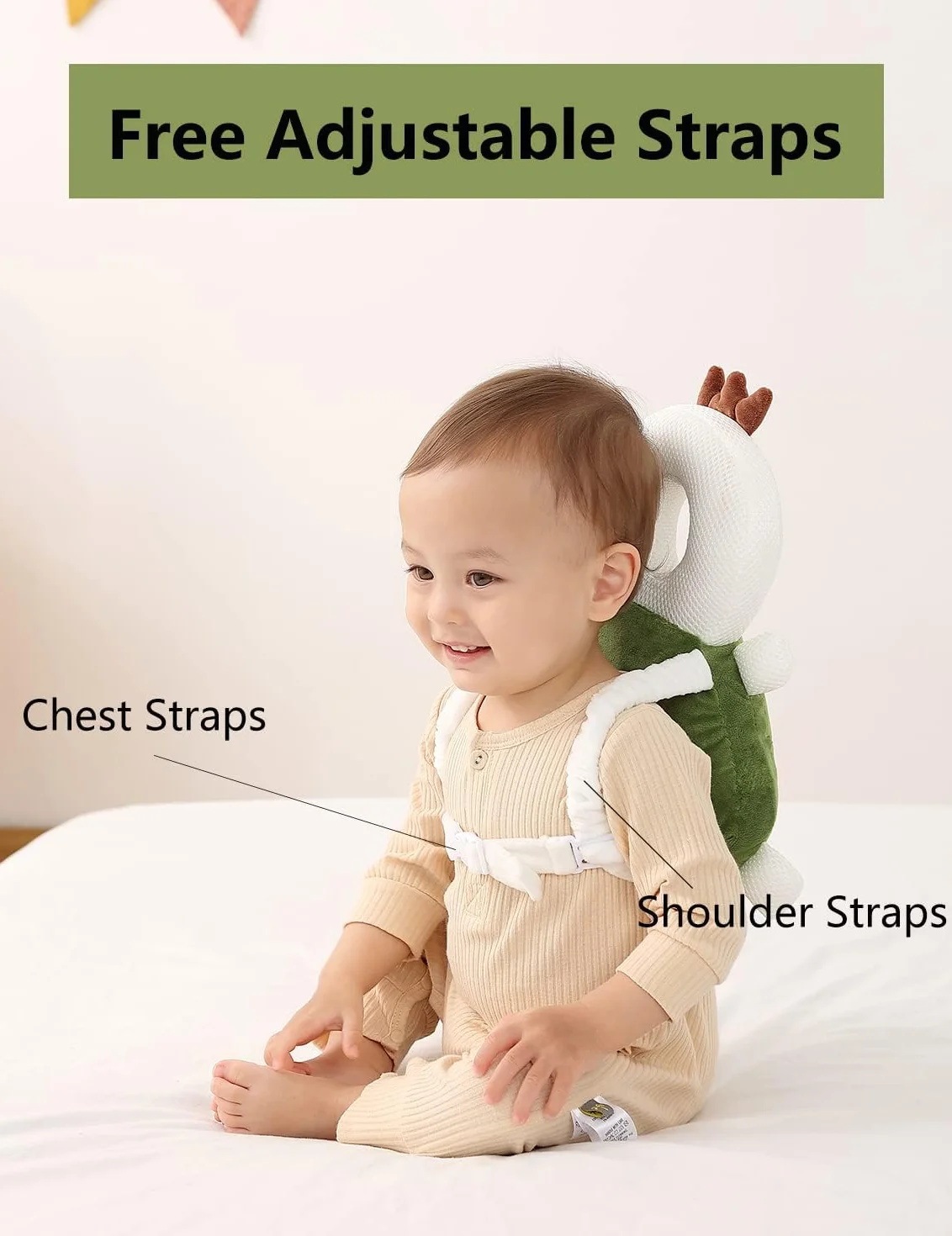 Casque Protection Bébé Anti Choc Tête Enfant Tortue