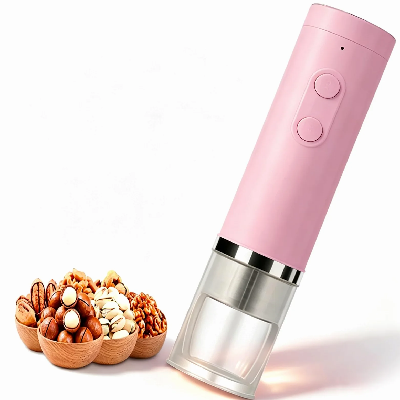 Casse-Noix Électrique Automatique, Casse-Noix De Pécan, Casse-Noix Portable, Casse-amandes Et Noix, Résistance 40-50 Kg, Amovible Et Lavable, pour Noix De Pécan, Noisettes, Noix Et Amandes