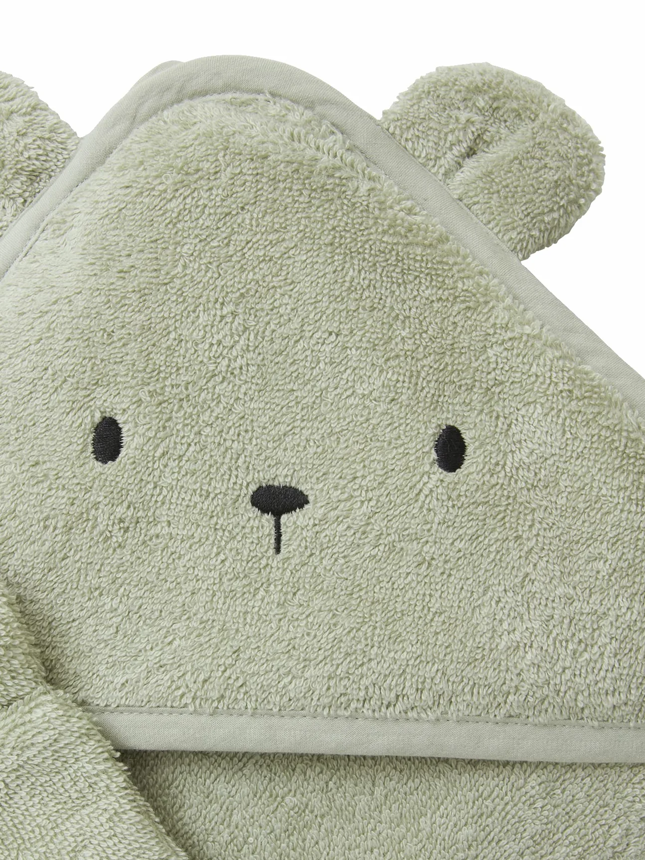 VERTBAUDET Cape de bain coton bio amande 100x100