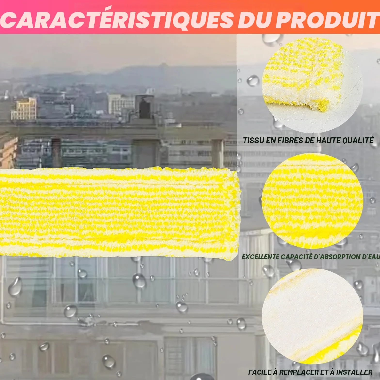 Chiffons de Nettoyage en Microfibre pour Karcher Bonnette WV2 WV5 WV6 Plus Premium Accessoires
