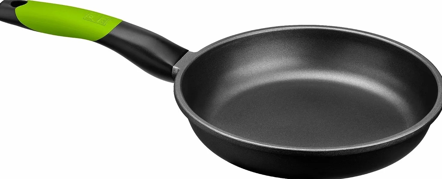 Poêle en Fonte d’Aluminium 18 cm Antiadhésif sans PFOA Compatible Induction Tous Feux