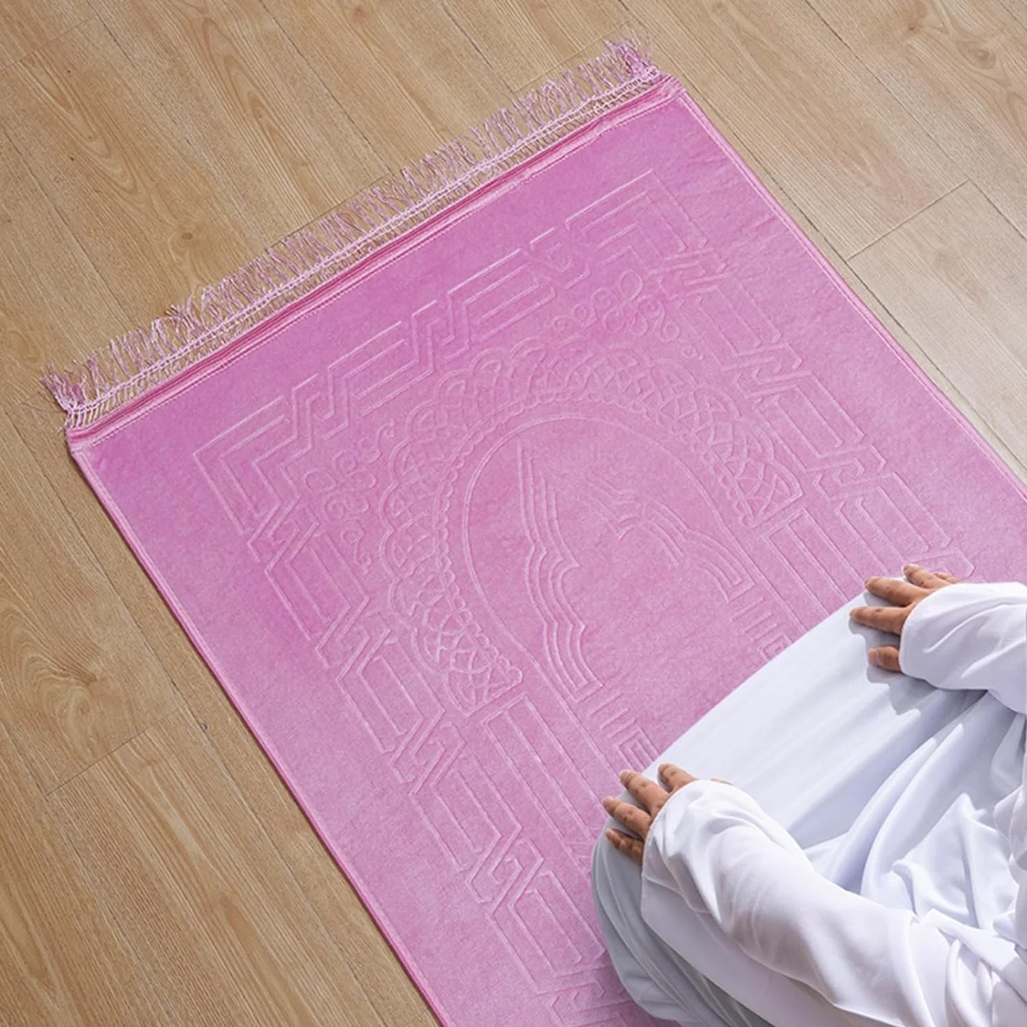 Tapis de prière ergonomique – Tapis de prière épais rembourré pour un confort amélioré – Parfait pour les prières quotidiennes