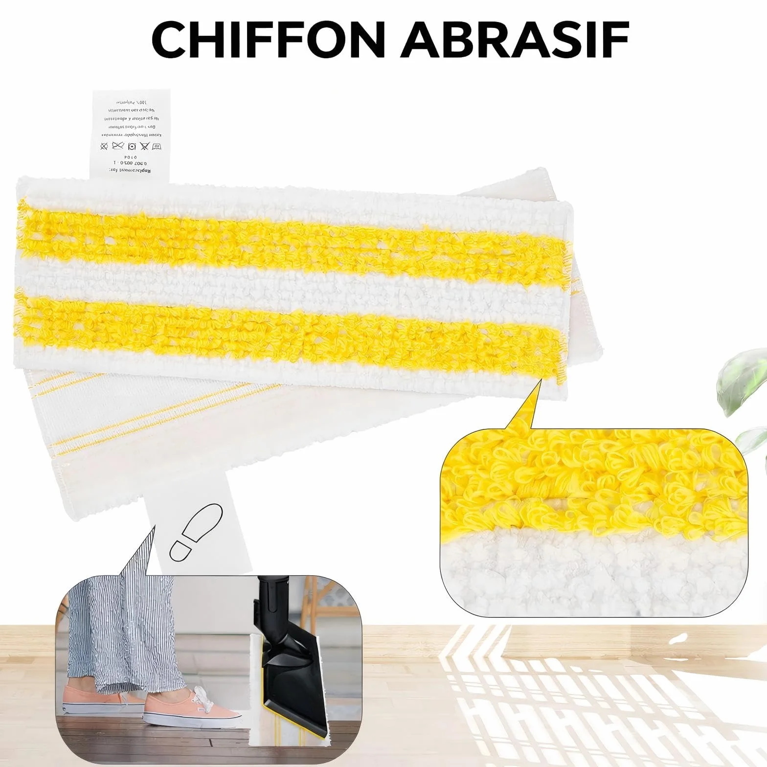 Lot De 6 Chiffons En Microfibre Compatibles Karcher EasyFix SC 1 SC 2 SC 3 SC 4 SC 5 Accessoires Nettoyeur Vapeur