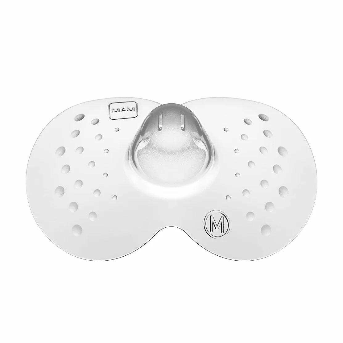 MAM Lot de 2 protège-tétons extra souples pour allaitement taille M (Ø 20 mm)