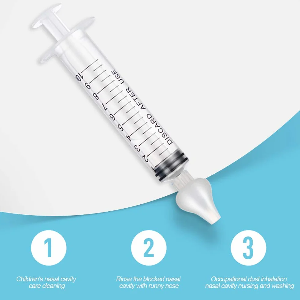 Système de rinçage des sinus professionnel pour bébé irrigateur nasal nettoyeur de nez portable
