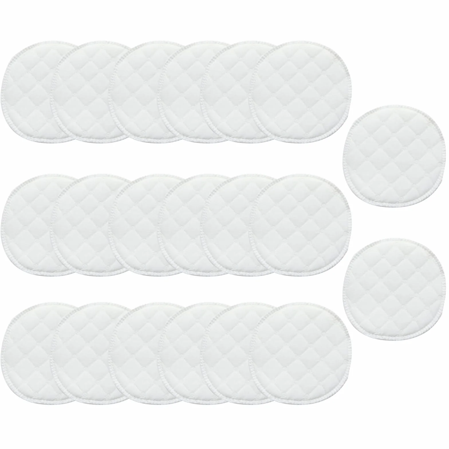 Coussinets d'Allaitement en Fibres de Bambou Organique, Lavables, Réutilisables, Hypoallergéniques, Absorbants
