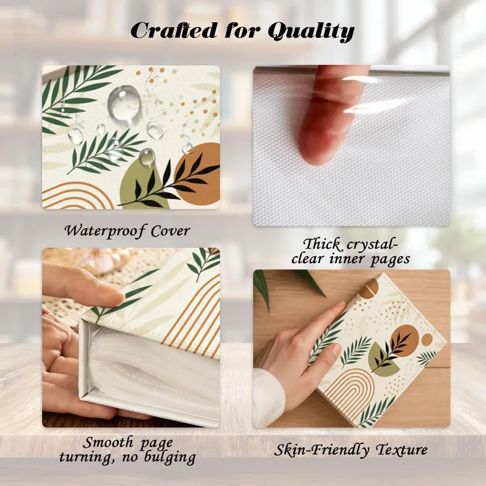 Album Photo Couverture Cuir PU 170x140mm 28 Pages UNICRAFTALE pour Mariage Famille Cadeau