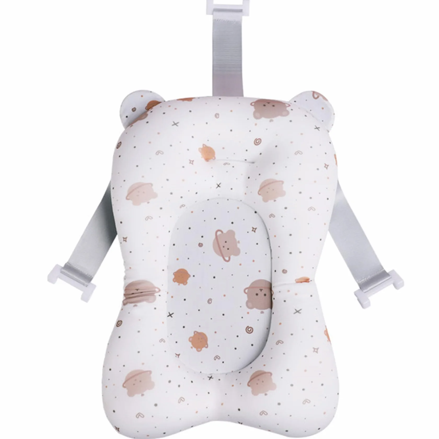 Coussin de bain pour bébé antidérapant réglable Baignoire nouveau-né doux confortable