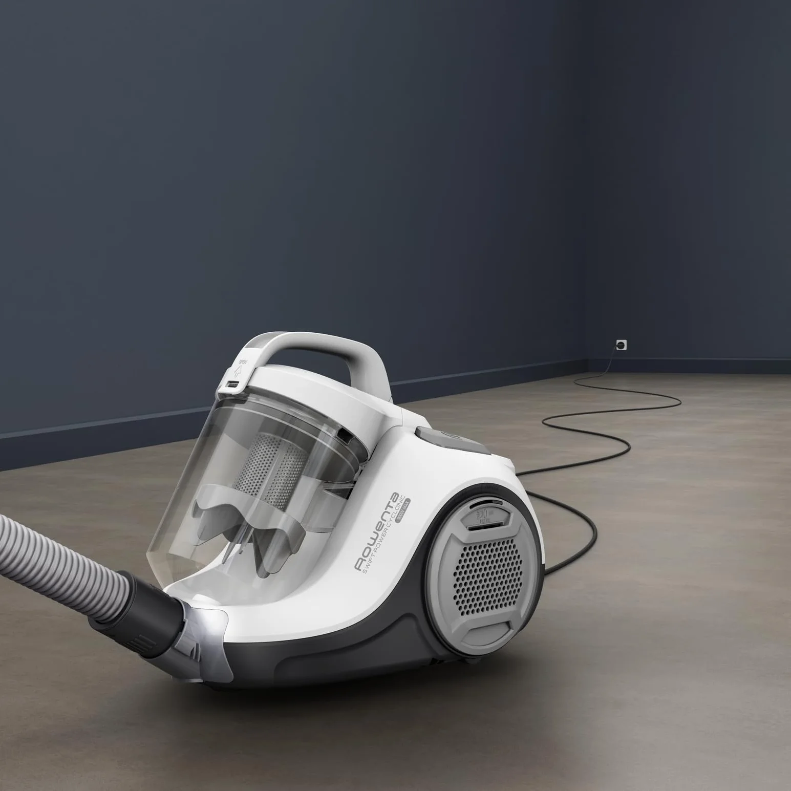 Rowenta Aspirateur sans Sac 900 W Swift Power Cyclonic Blanc RO2917EA