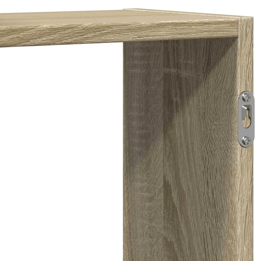 vidaXL Étagère Murale chêne Sonoma 129x18x42 cm Bois d'ingénierie