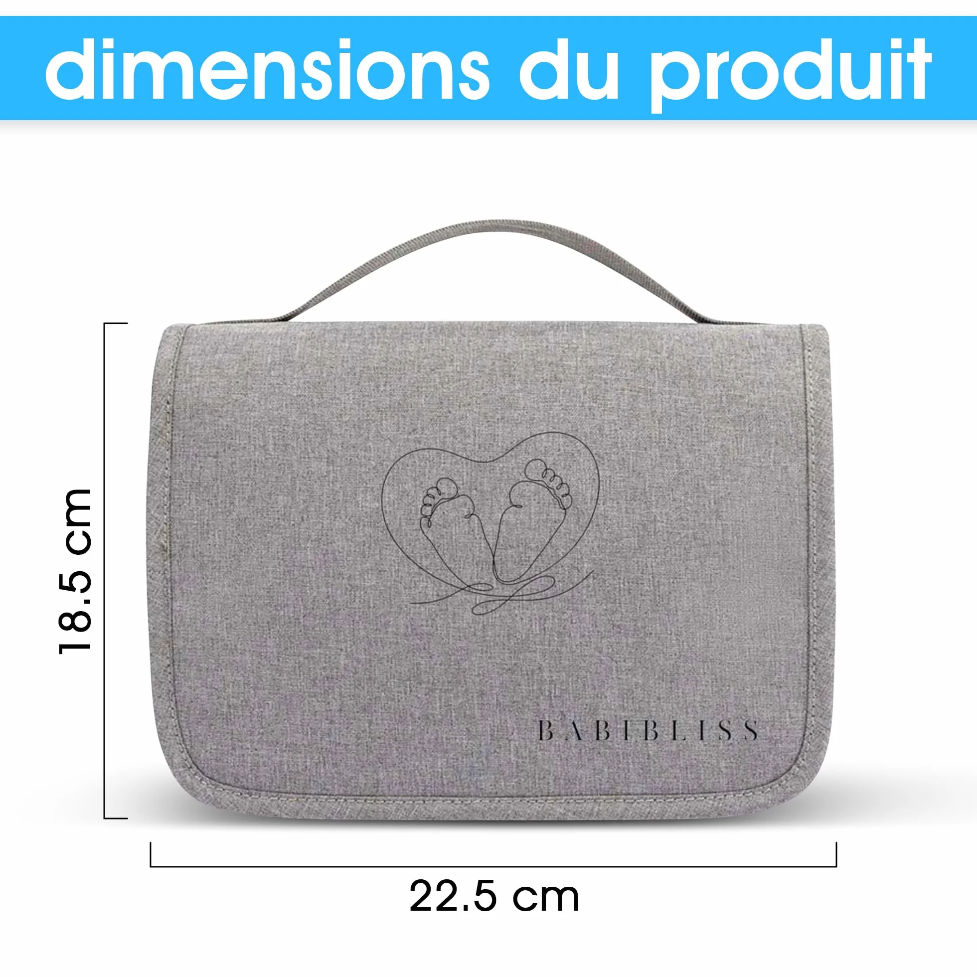 Kit Soin Bébé Naissance 13 Articles - Trousse de Soin Bébé Grand Format