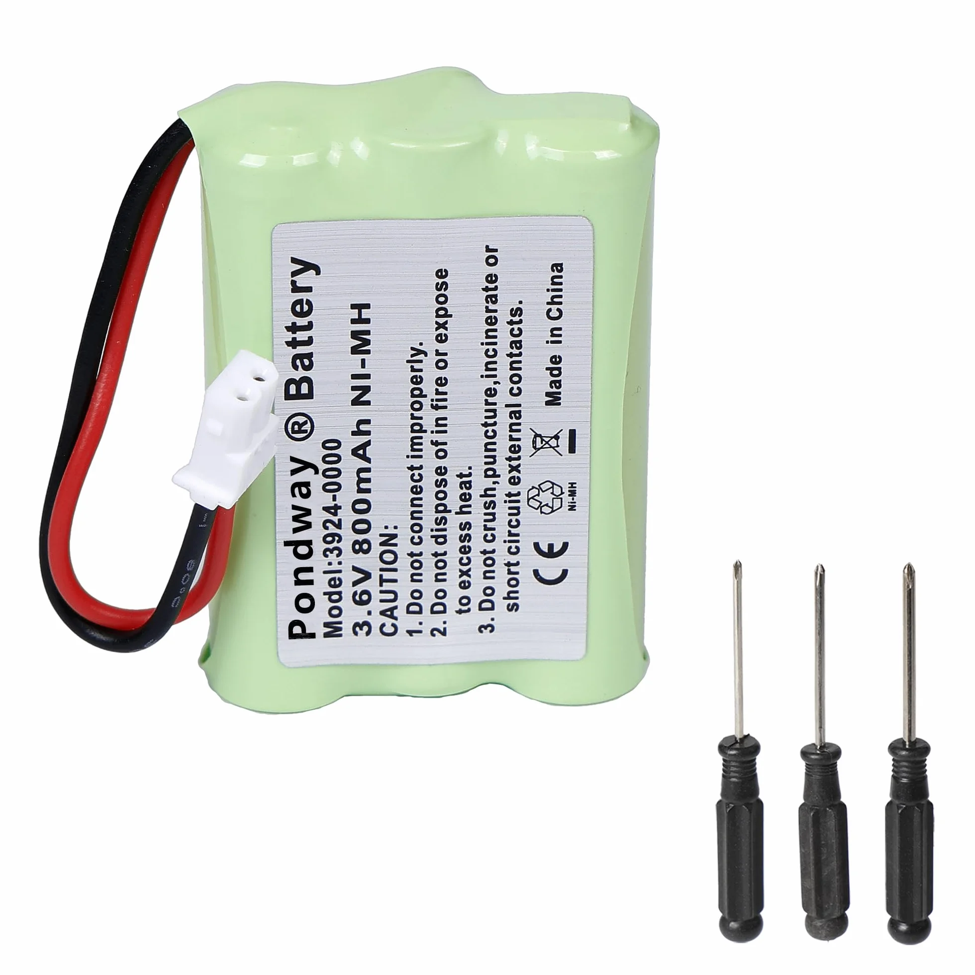 Batterie NiMH 900mAh 3.6V pour Babyphone Compatible Vtech BM5463 Fisher Price J2457 Motorola MBP33S