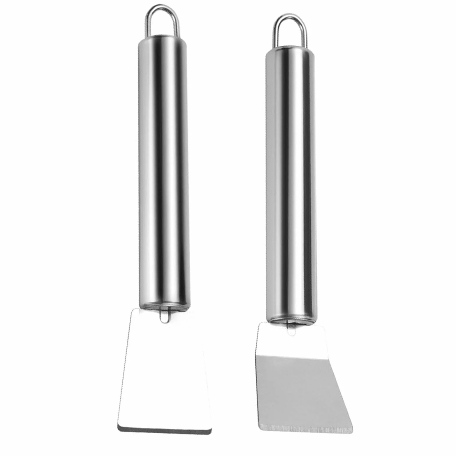 Spatule Nettoyante en Acier Inoxydable - Racloir pour Cuisine, Gril Barbecue, Camping Extérieur