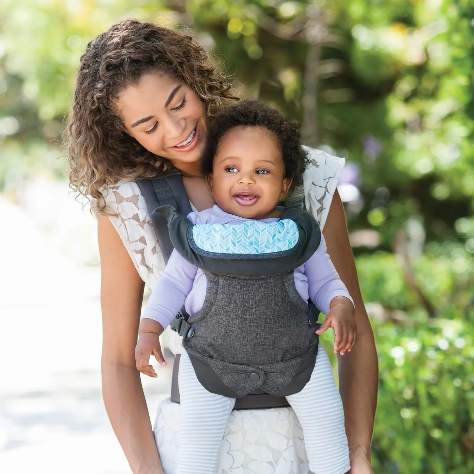 Infantino Porte-Bébé Flip 4-en-1 Ergonomique Gris 3,6-14,5 kg