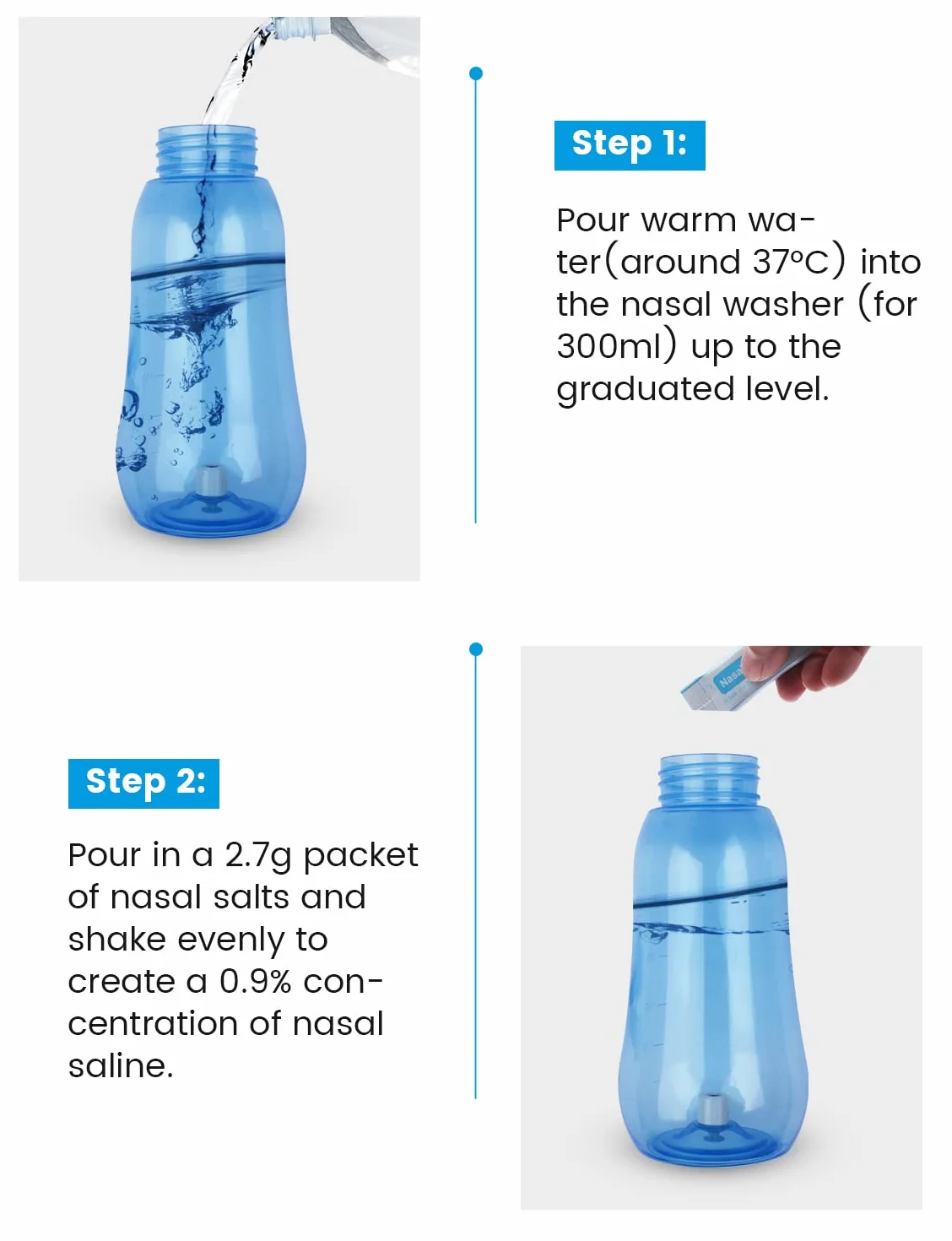 Sinus Flush Supplement, 40 Sachets de Sels de Rinçage des Sinus