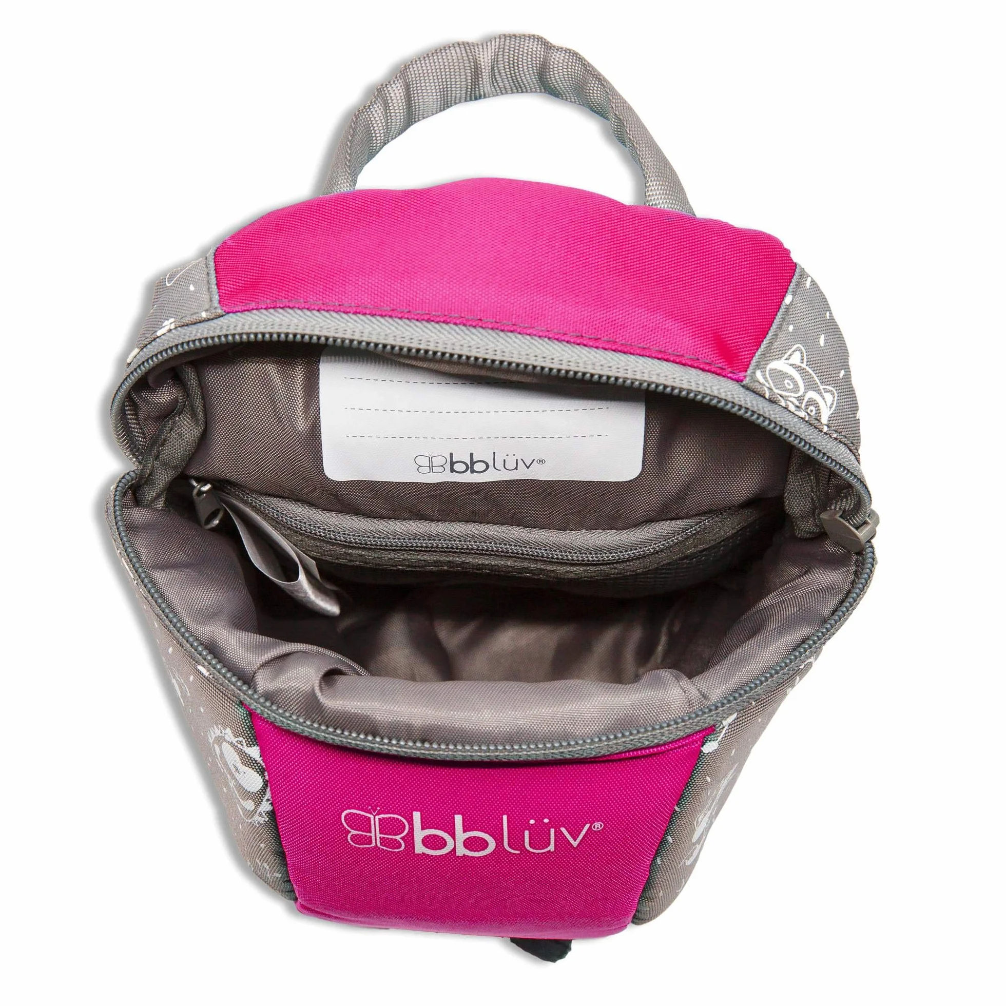 Sac à dos pour tout-petit enfant avec sangle de sécurité amovible Rose