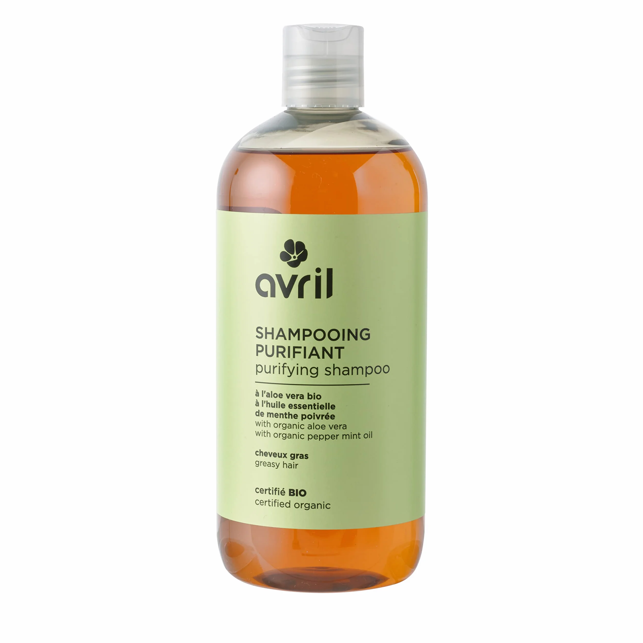 Shampooing Bio Aloe Vera 500ml Avril Fabriqué en France