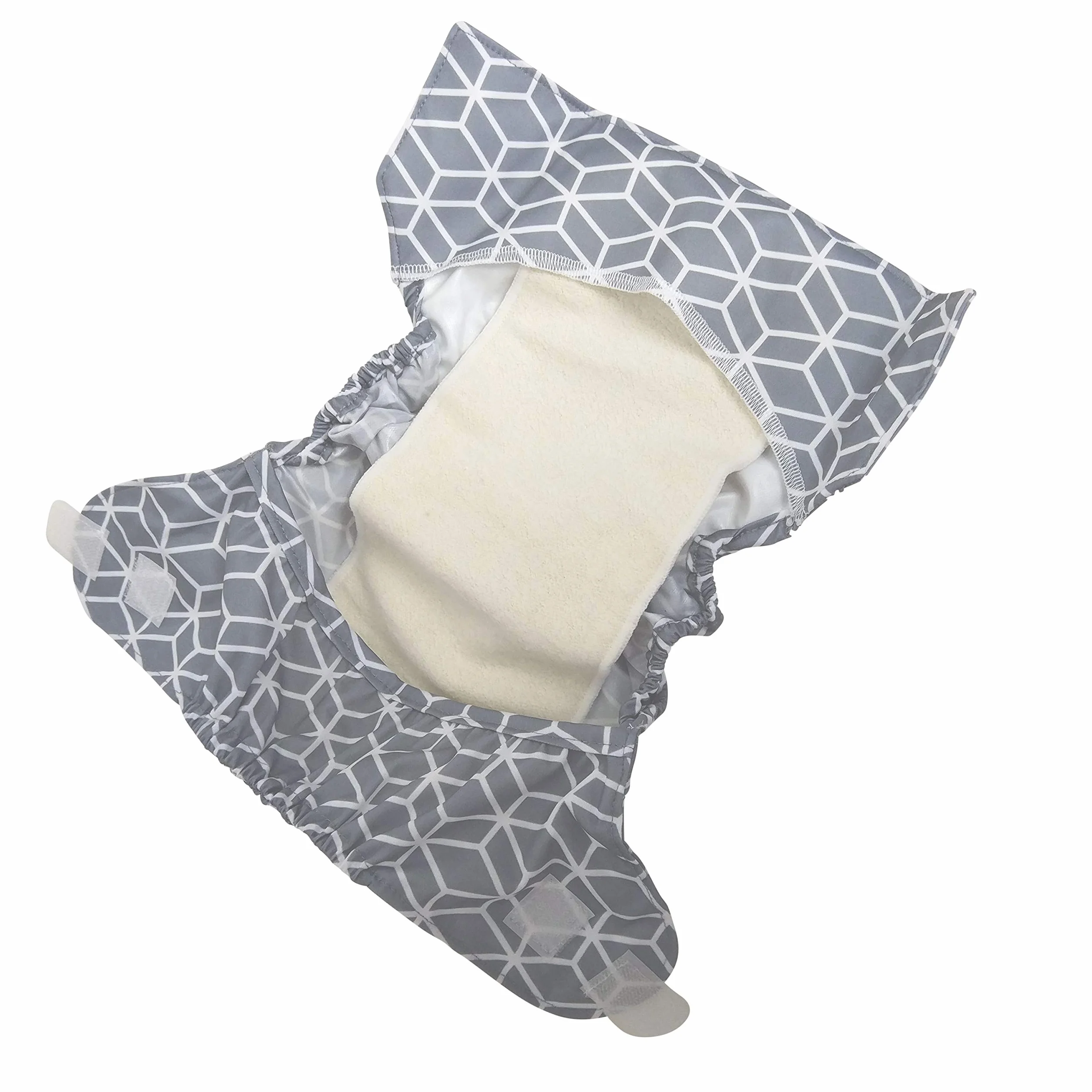 Inserts pour Couches Réutilisables en Coton et Chanvre | Doublures Lavables Naturelles | Booster Insert Lot de 5