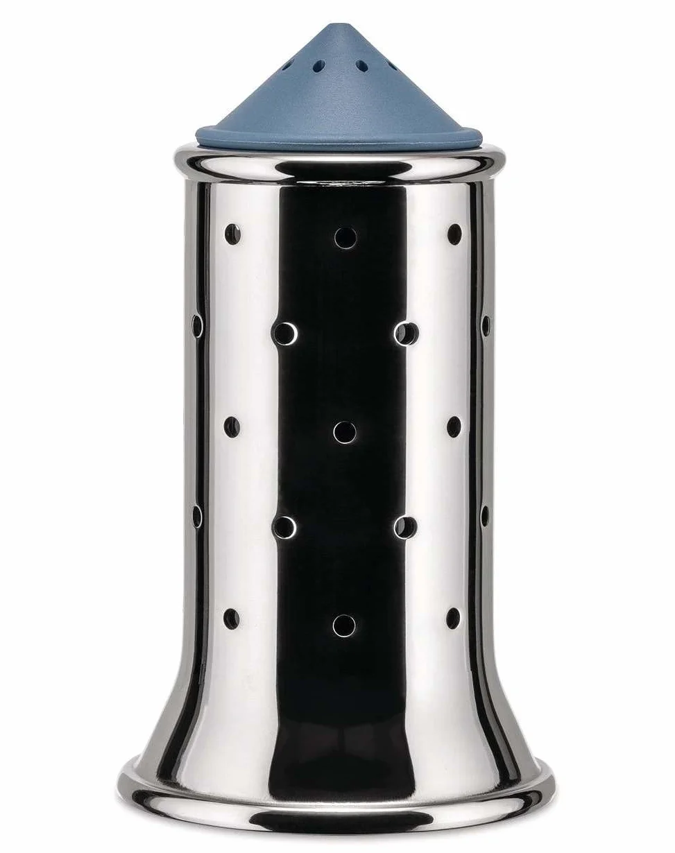 Alessi Salière Acier Inoxydable 18/10 Brillant Bleu Clair