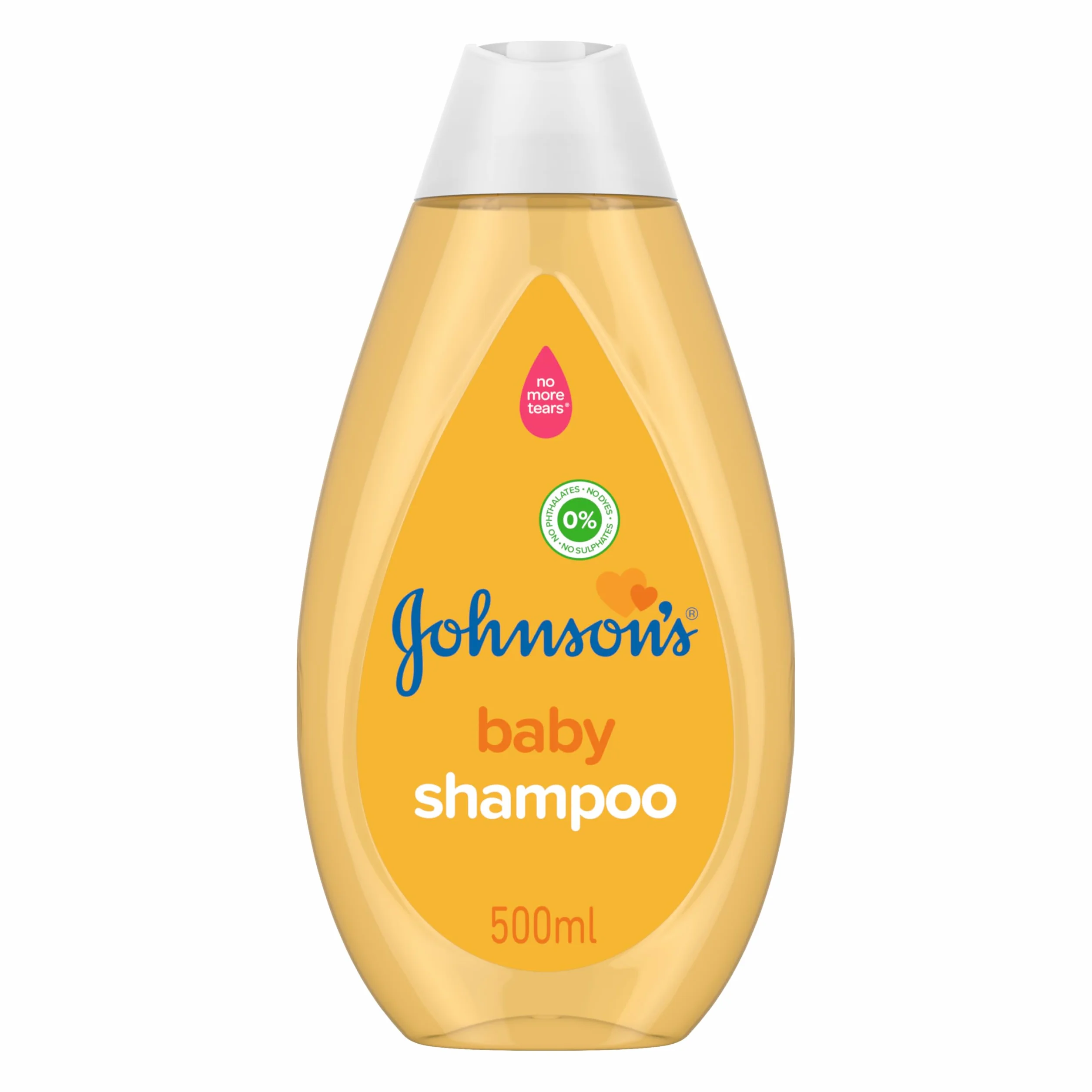 Johnson's Baby Shampoing 500 mL Ne pique pas les yeux 94% ingrédients naturels